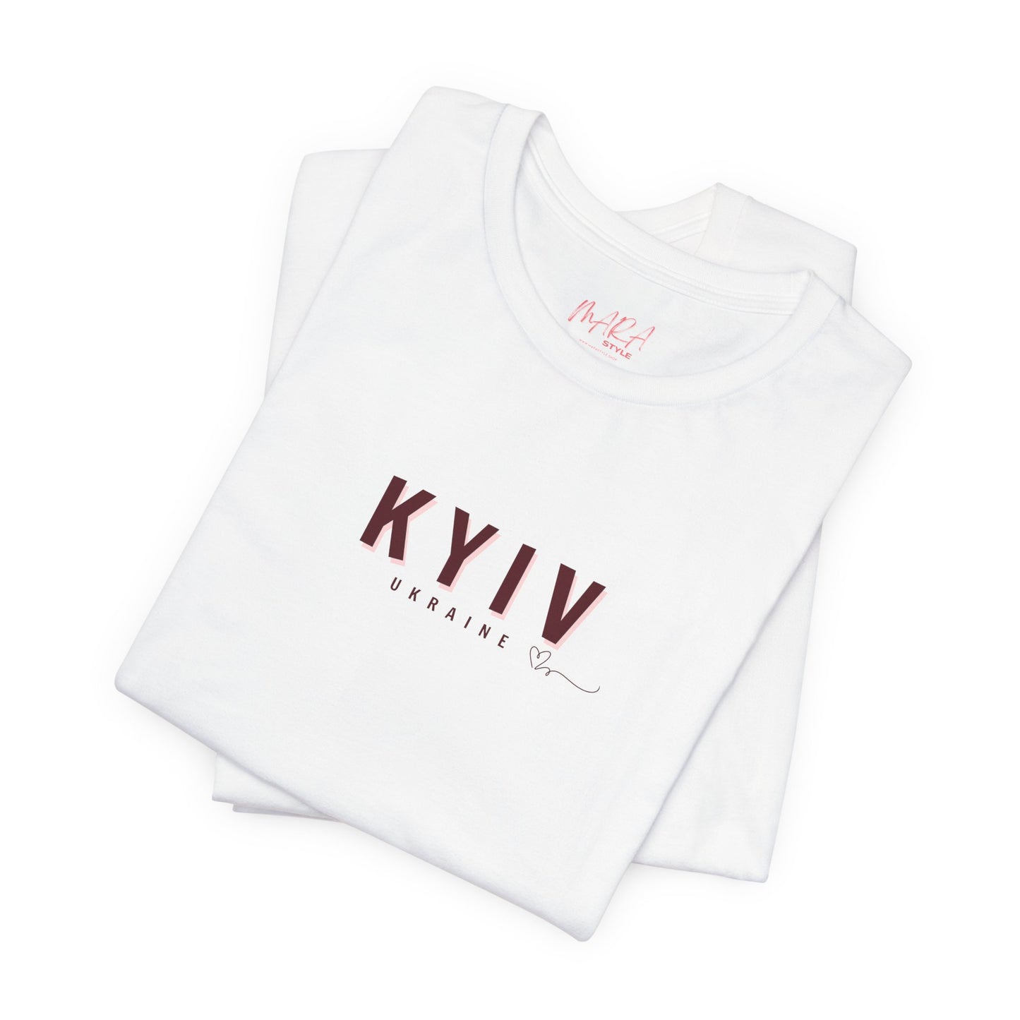 KYIV Minimalist Unisex Tee - Global Nomad Collection