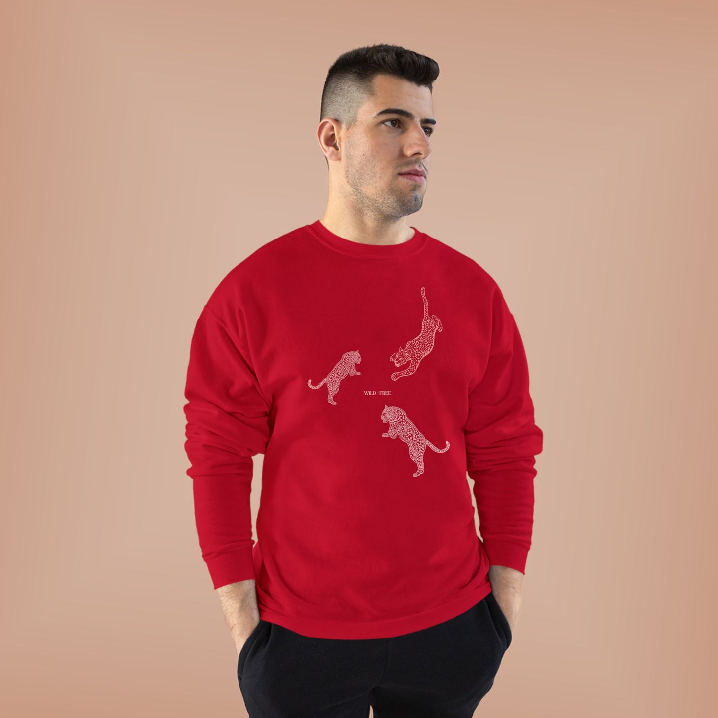 Bold CHEETAH Crewneck Sweatshirt, Wild + Free Women