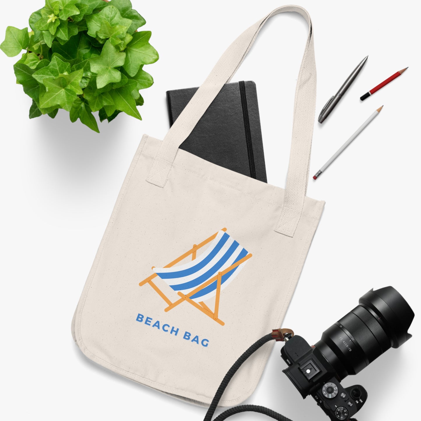 Beach Bag, Eco-Friendly Canvas Tote