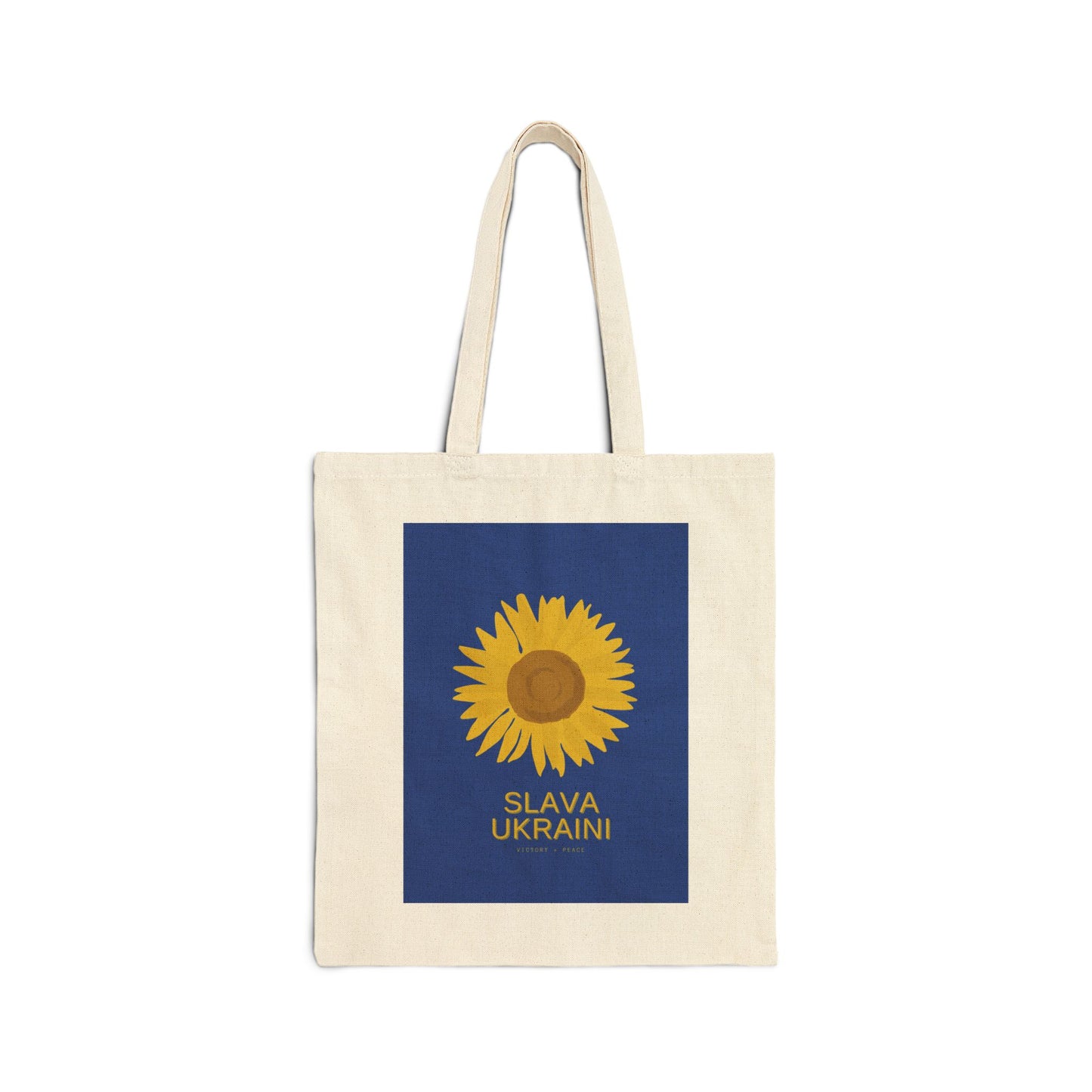 Sunflower Tote Bag Slava Ukraini, Support Ukraine