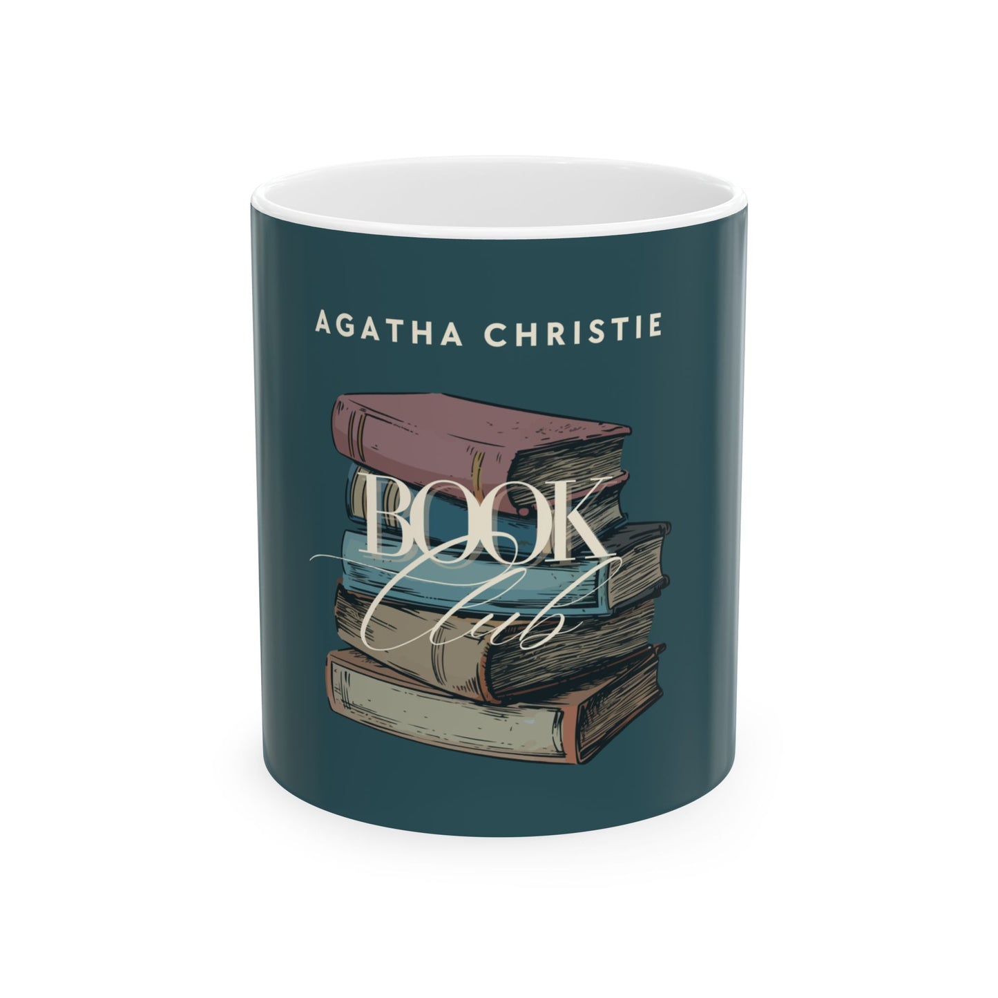 Agatha Christie Book Club Ceramic Mug, Bookish Gift