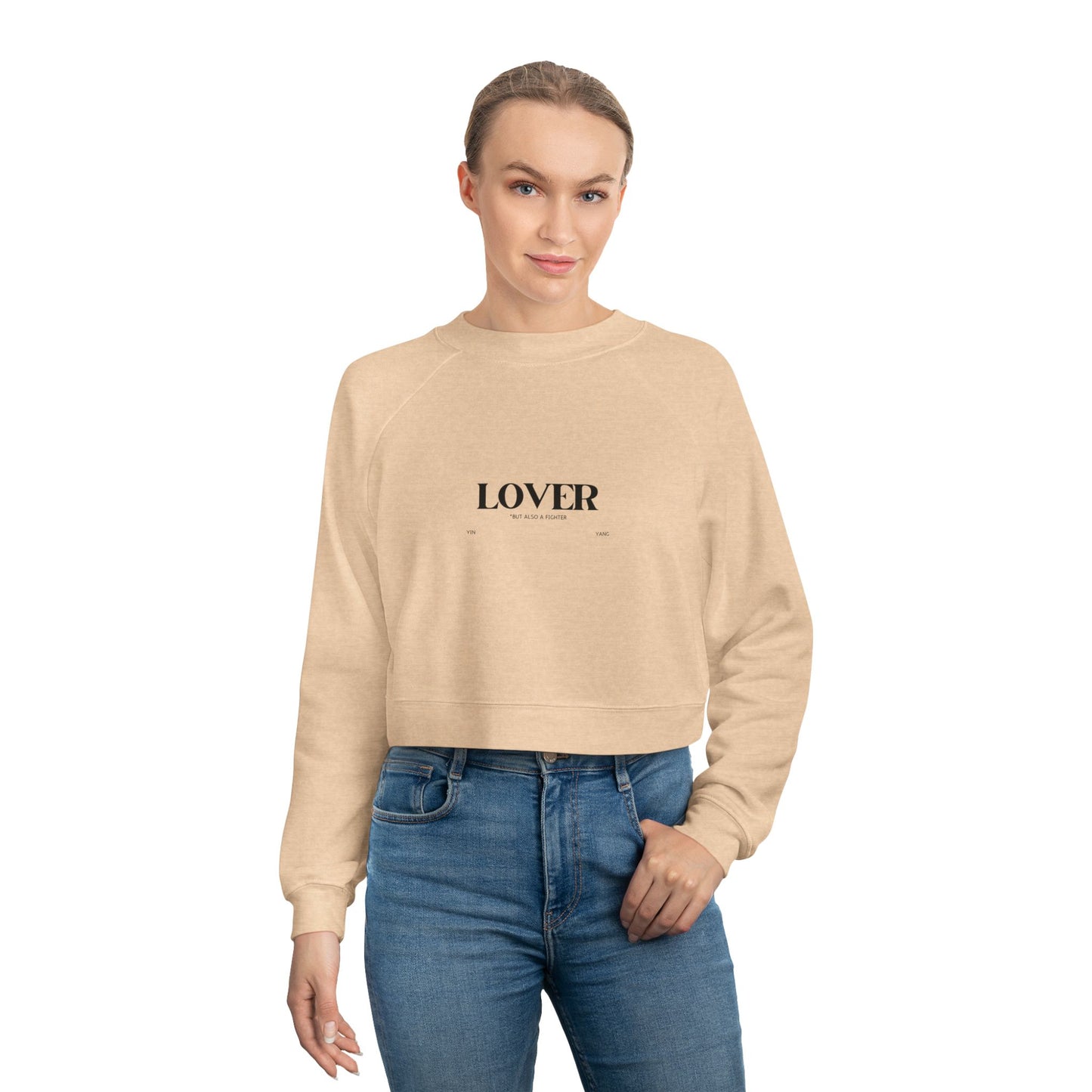 Yin/Yang Lover- Fighter Crop Sweatshirt