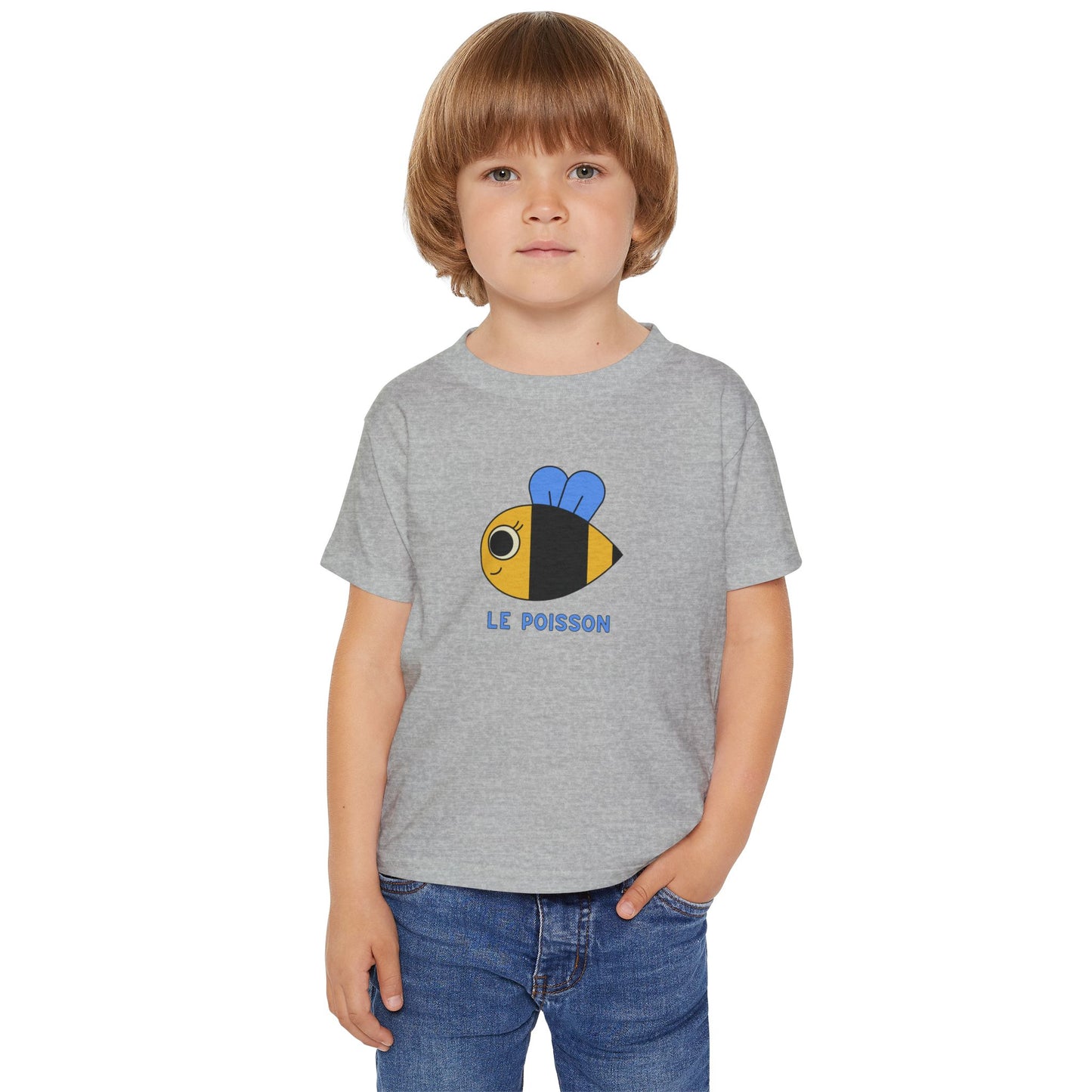 Cute Toddler Animal T-Shirt, Le Poisson