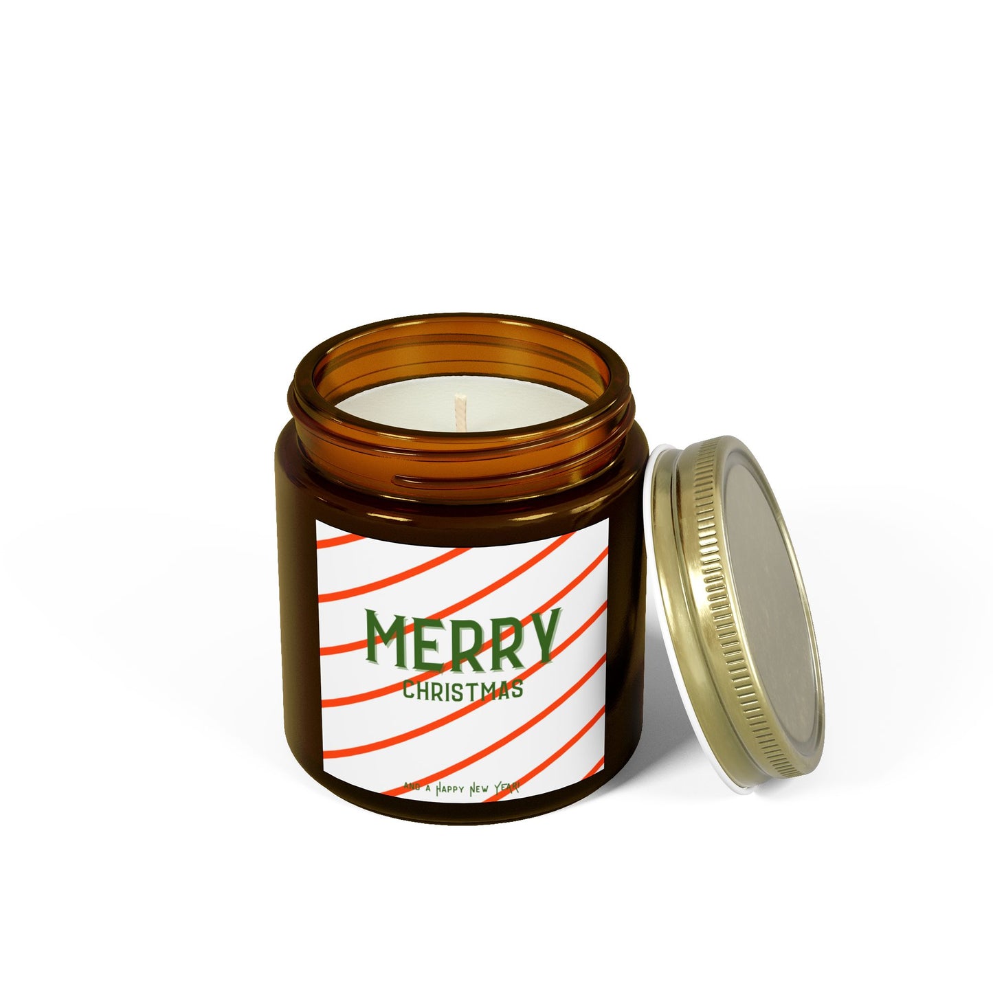 Preppy Christmas Scented Candles, Holiday Candle Set