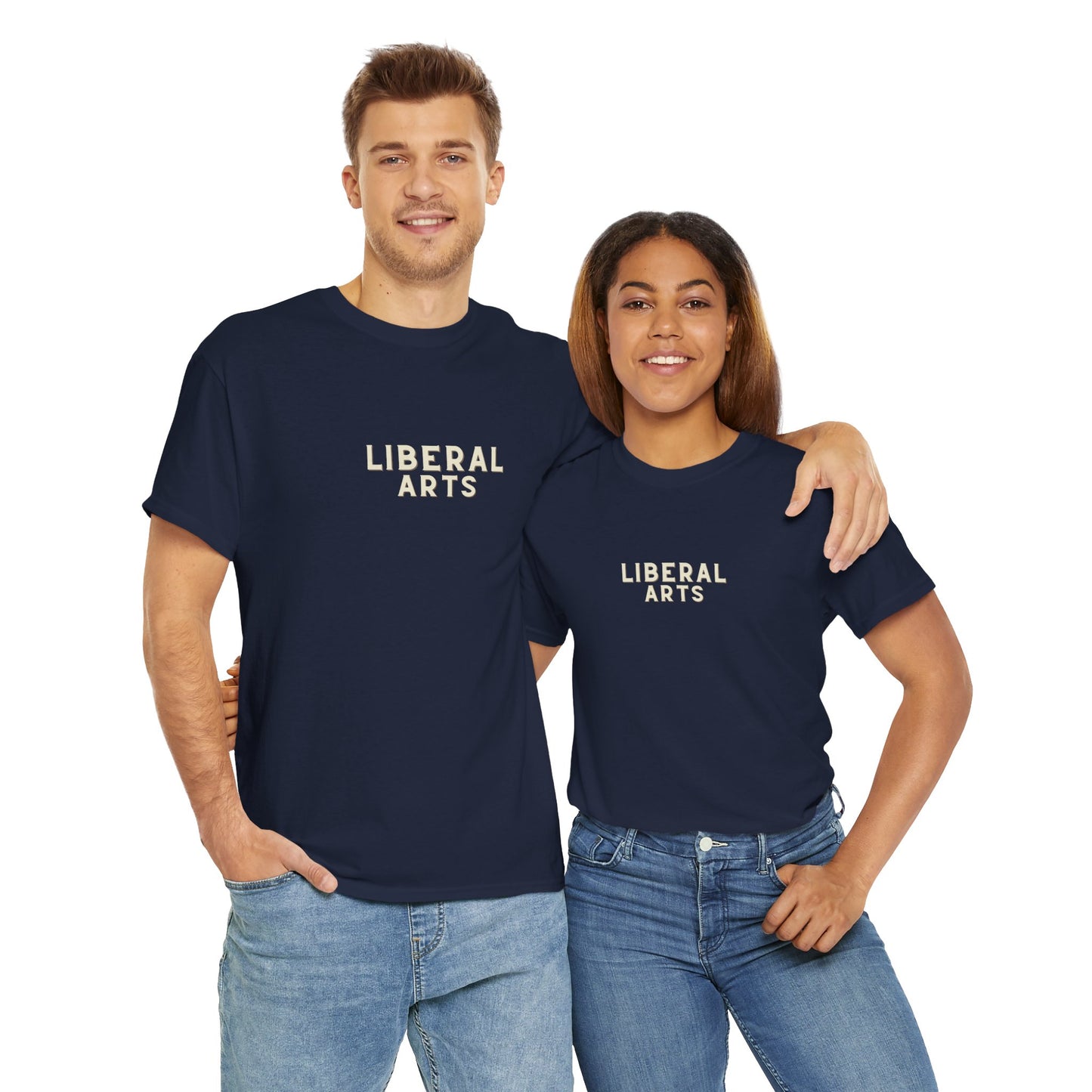 LIBERAL ARTS Unisex Heavy Cotton Tee, College Life