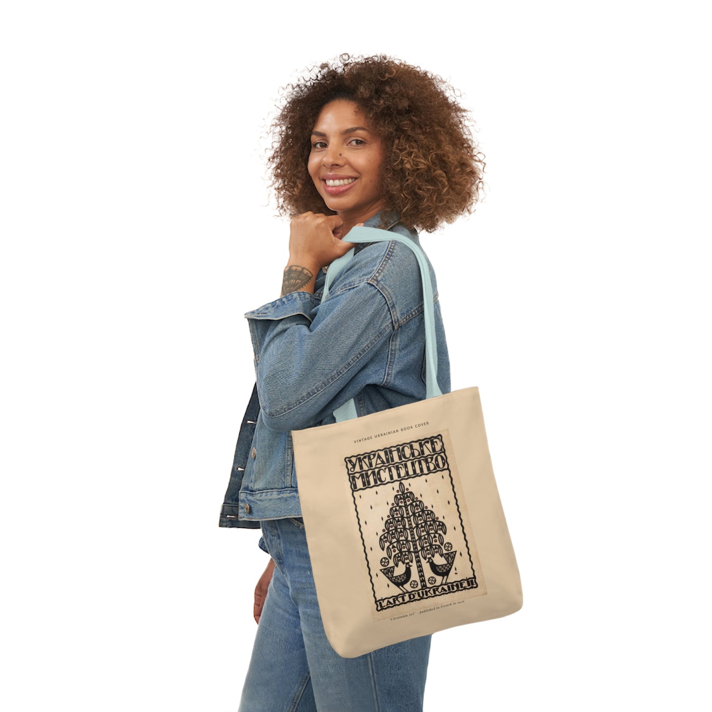 Ukrainian Vintage Graphic Tote Bag