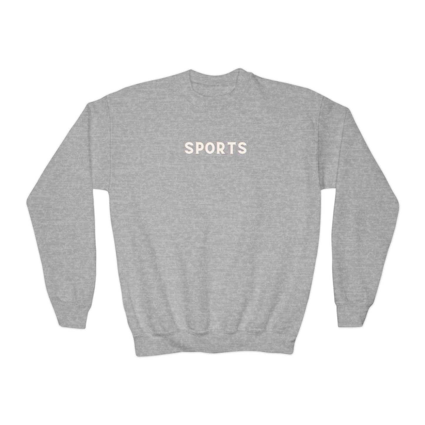 Youth SPORTS Crewneck Sweatshirt - Stylish School Activities Pullover