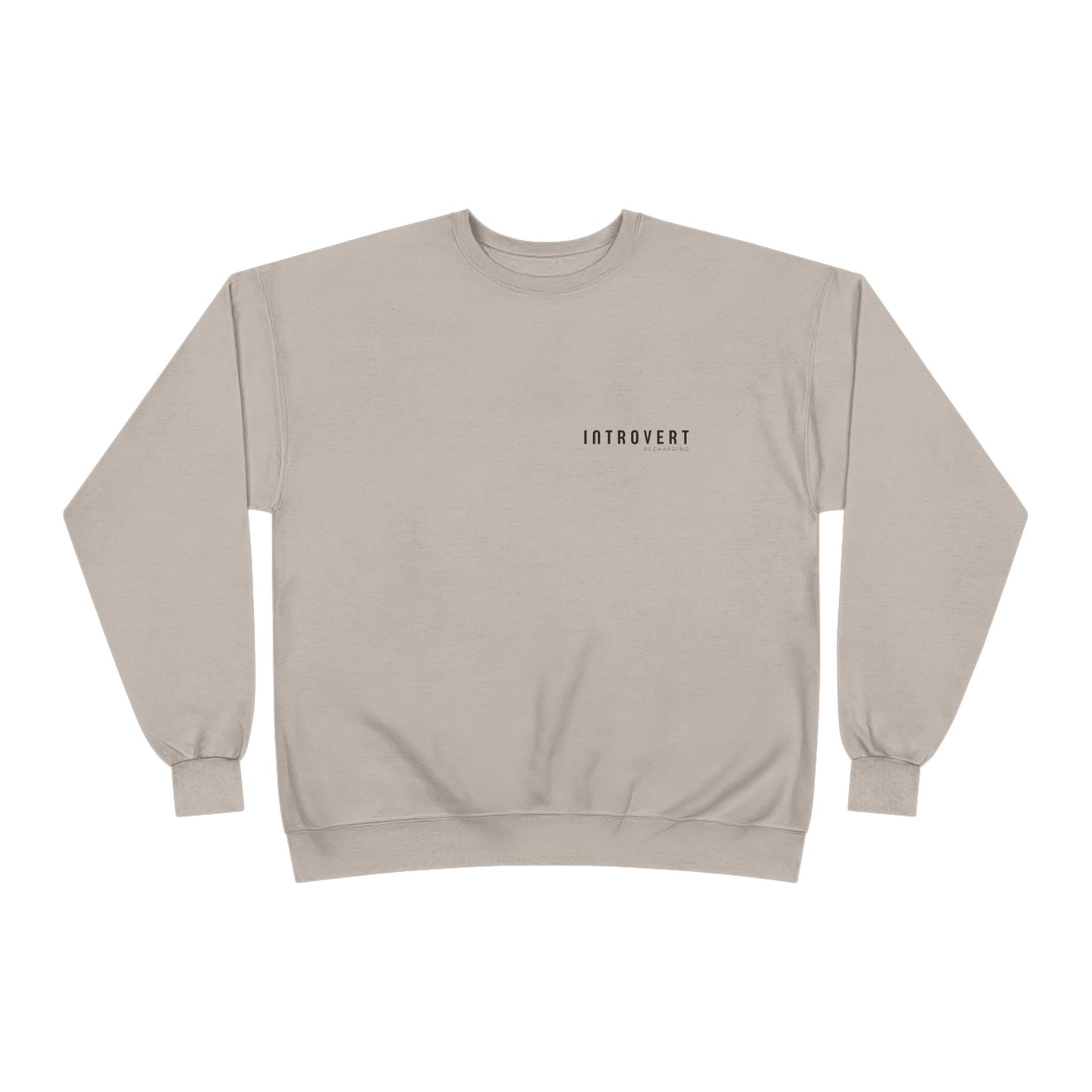 Introvert Recharging Unisex Sweatshirt, Natural