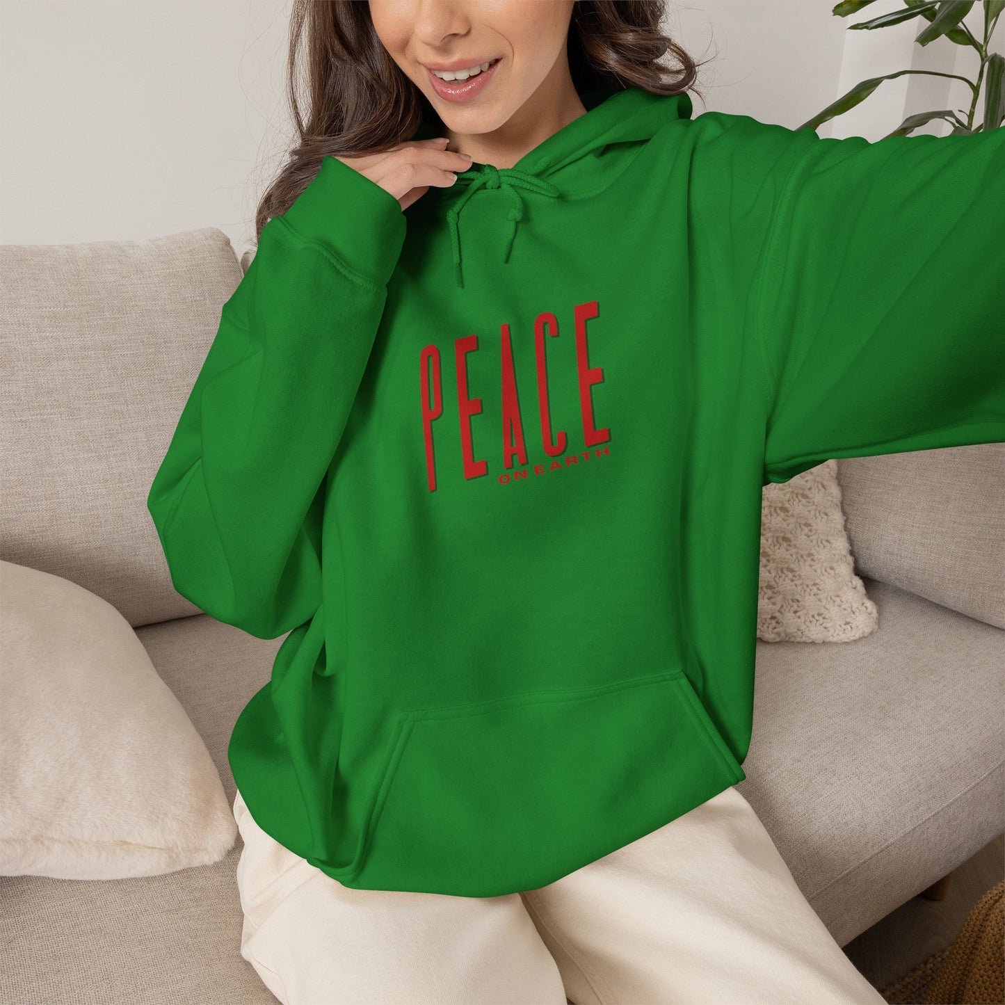 Peace on Earth Holiday Hoodie