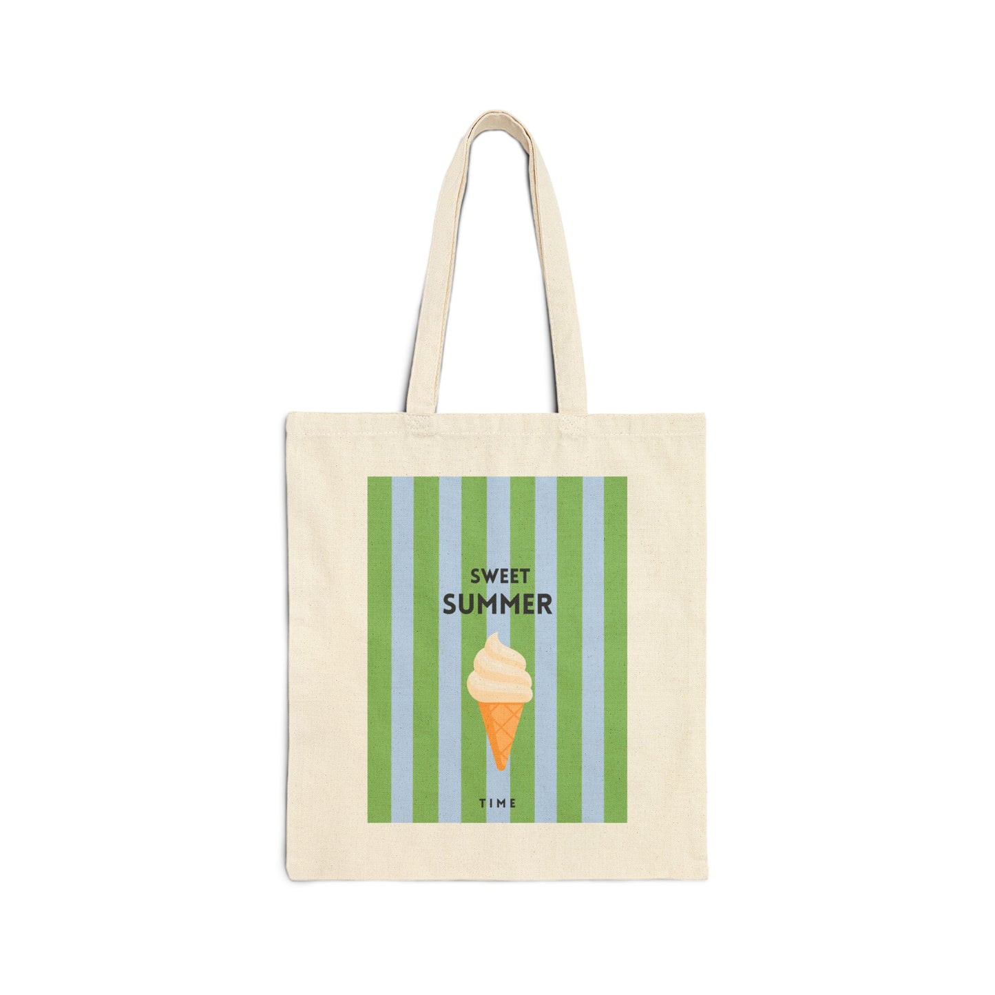 Sweet Summer Time Cotton Tote Bag