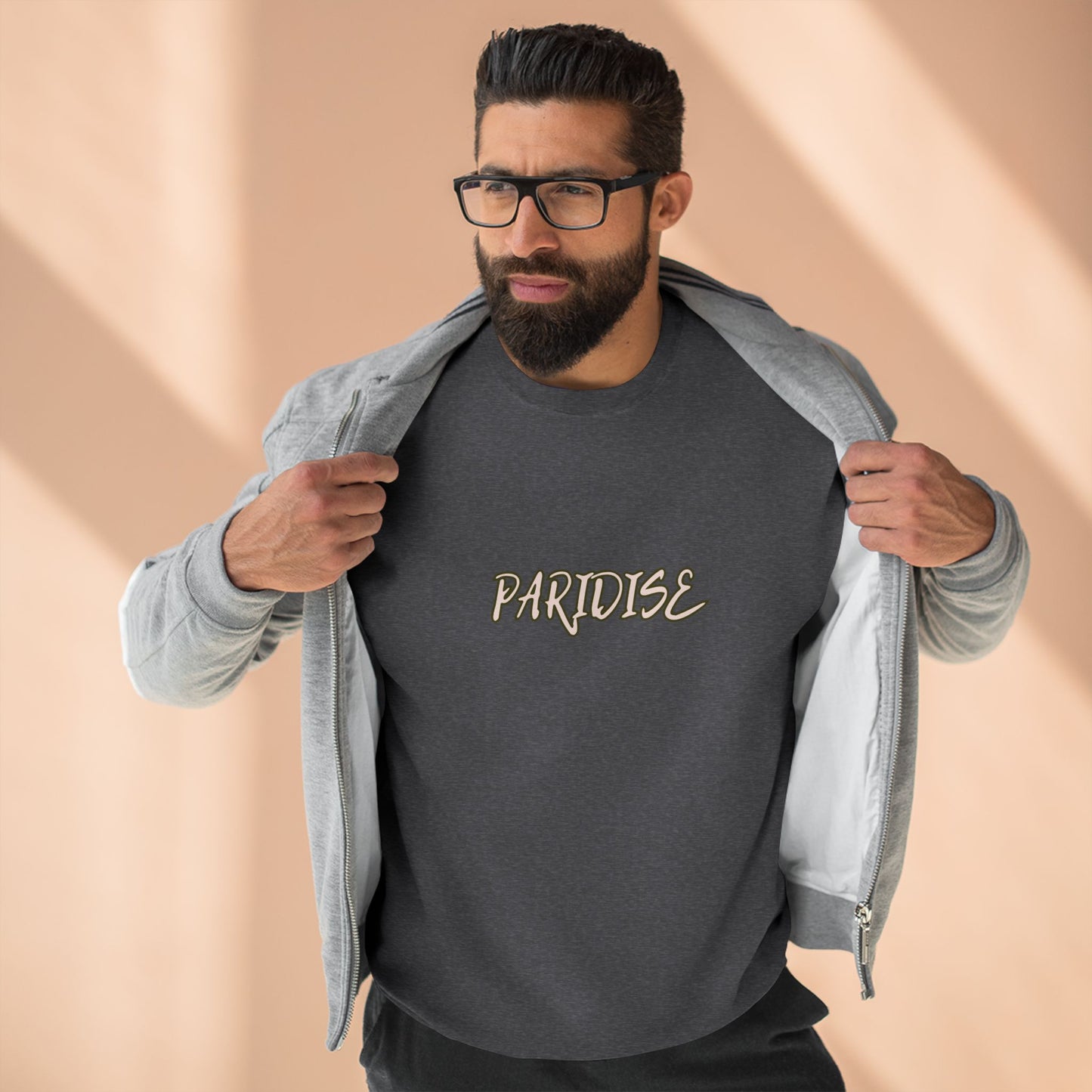 PARADISE Unisex Crewneck Sweatshirt, Elegant Sweatshirt