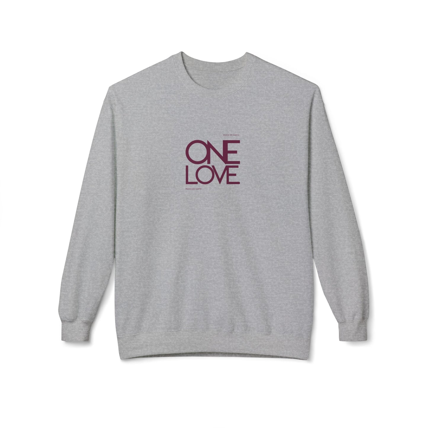 One Love Peace on Earth Holiday Unisex Sweatshirt