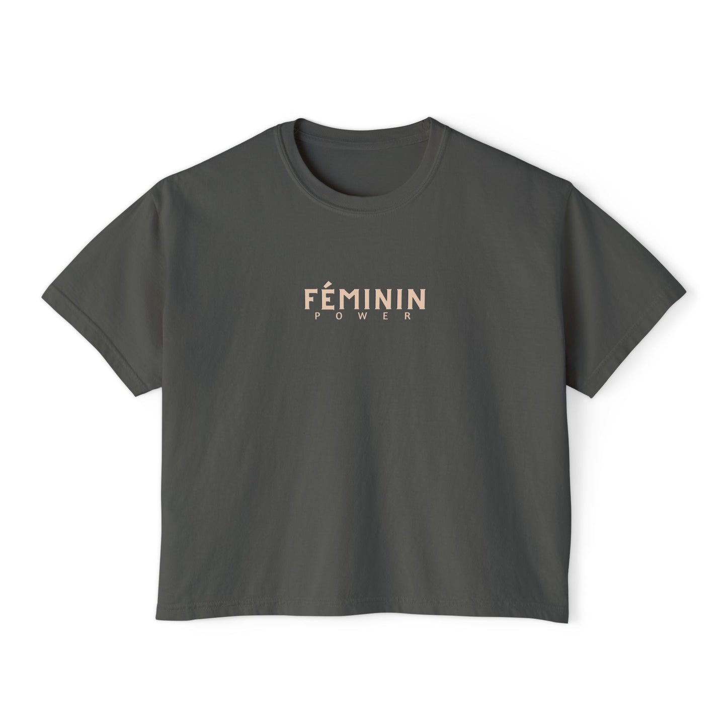 Feminine Power Boxy Crop T-Shirt