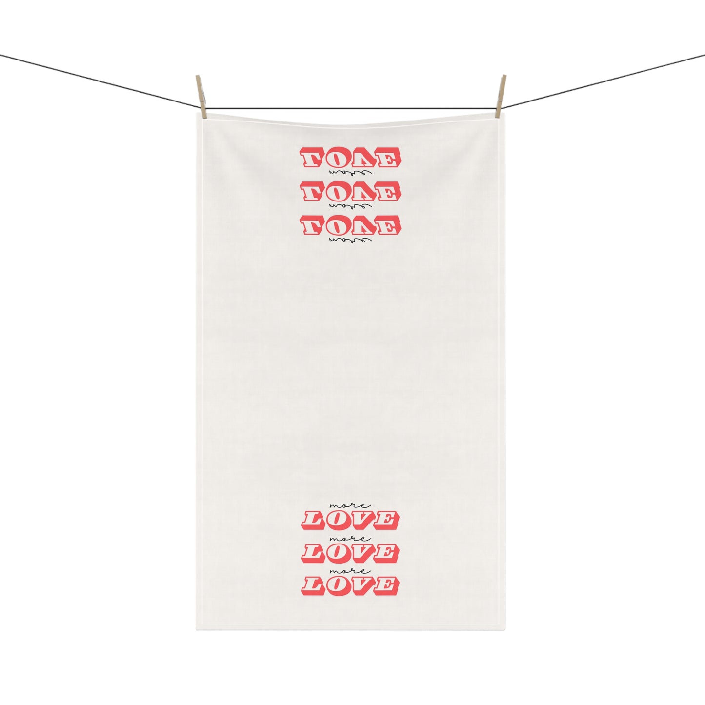Sweet Kitchen Decor, Love Theme Tea Towels