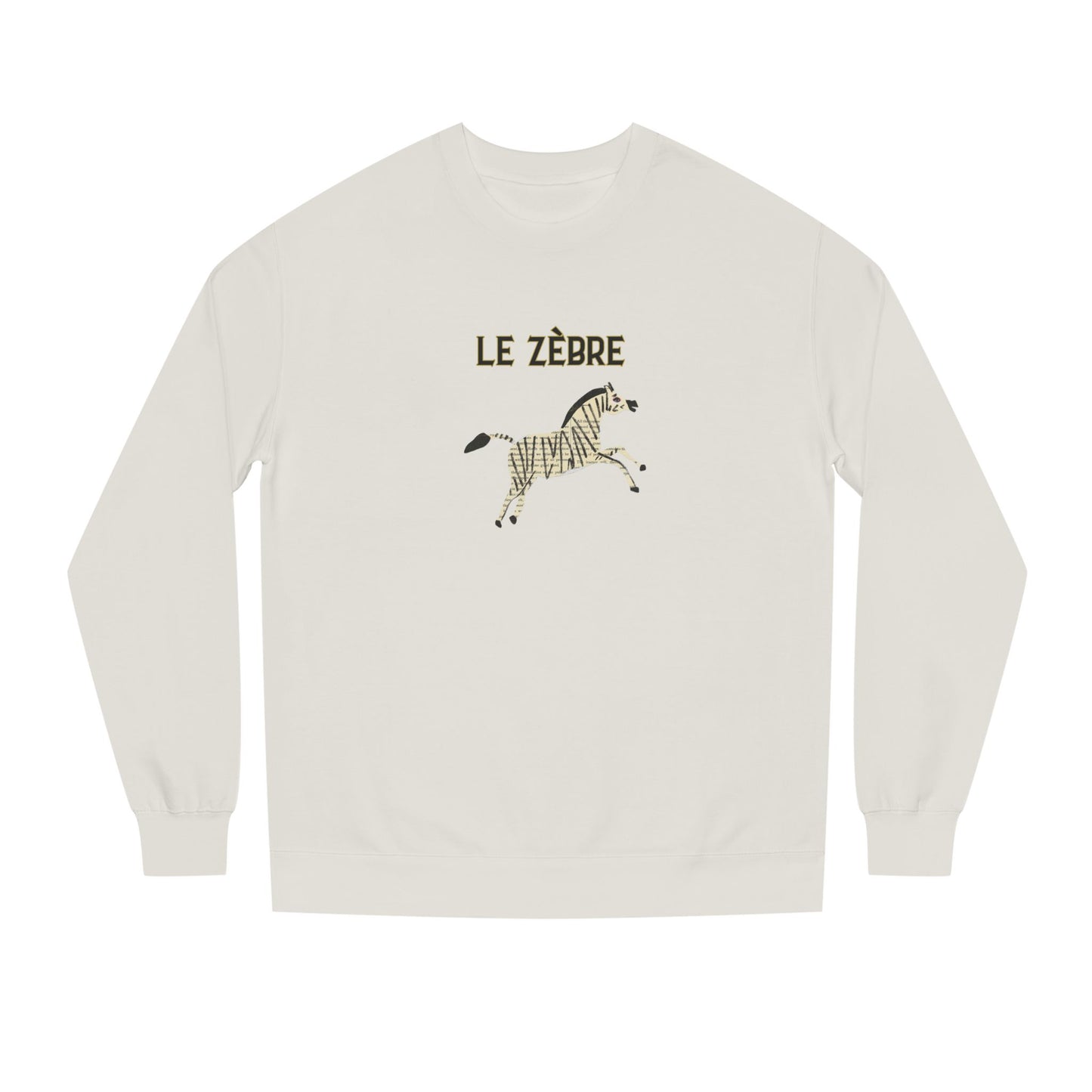 Le Zèbre Stylish Crew Neck Sweatshirt