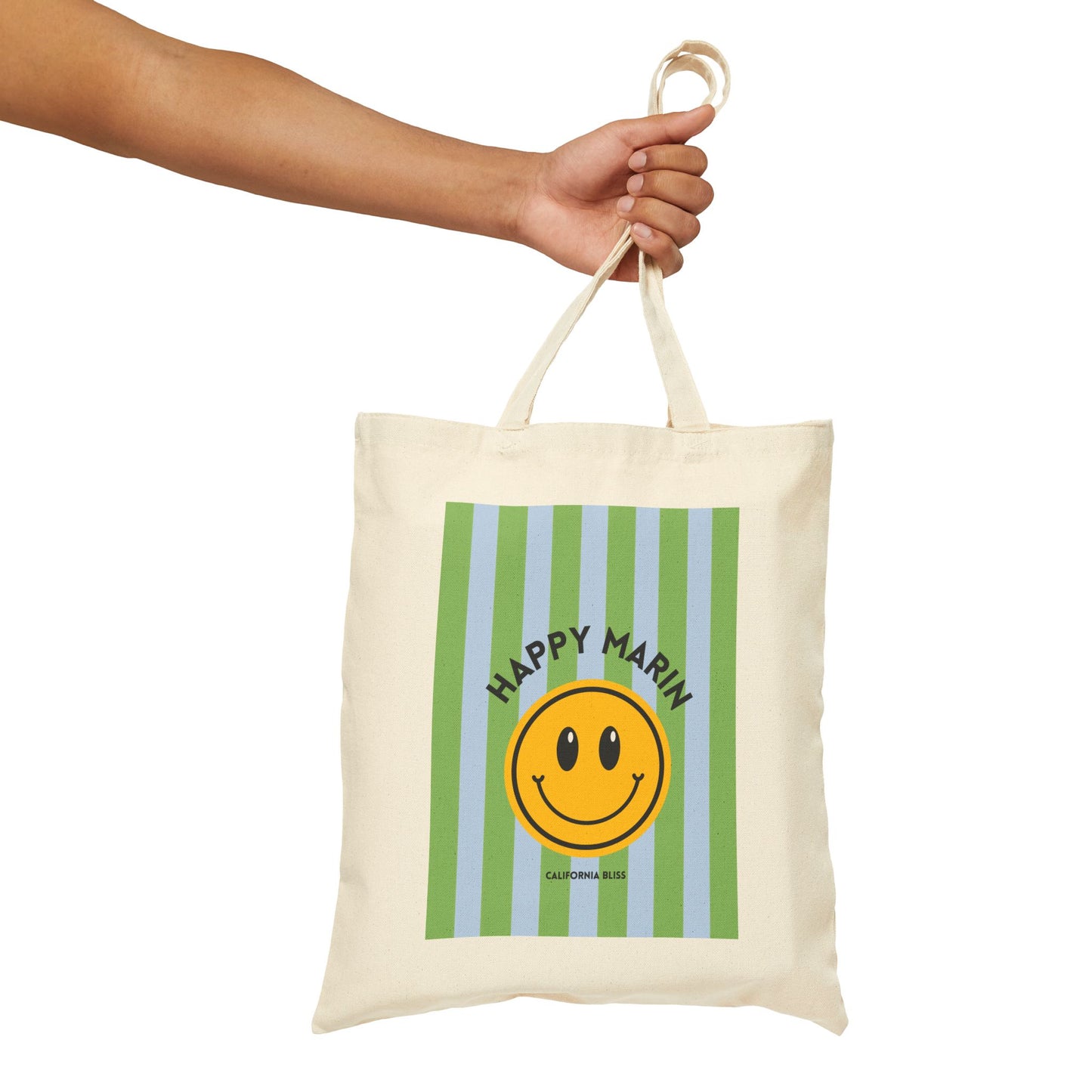 Happy Marin Preppy Tote Bag