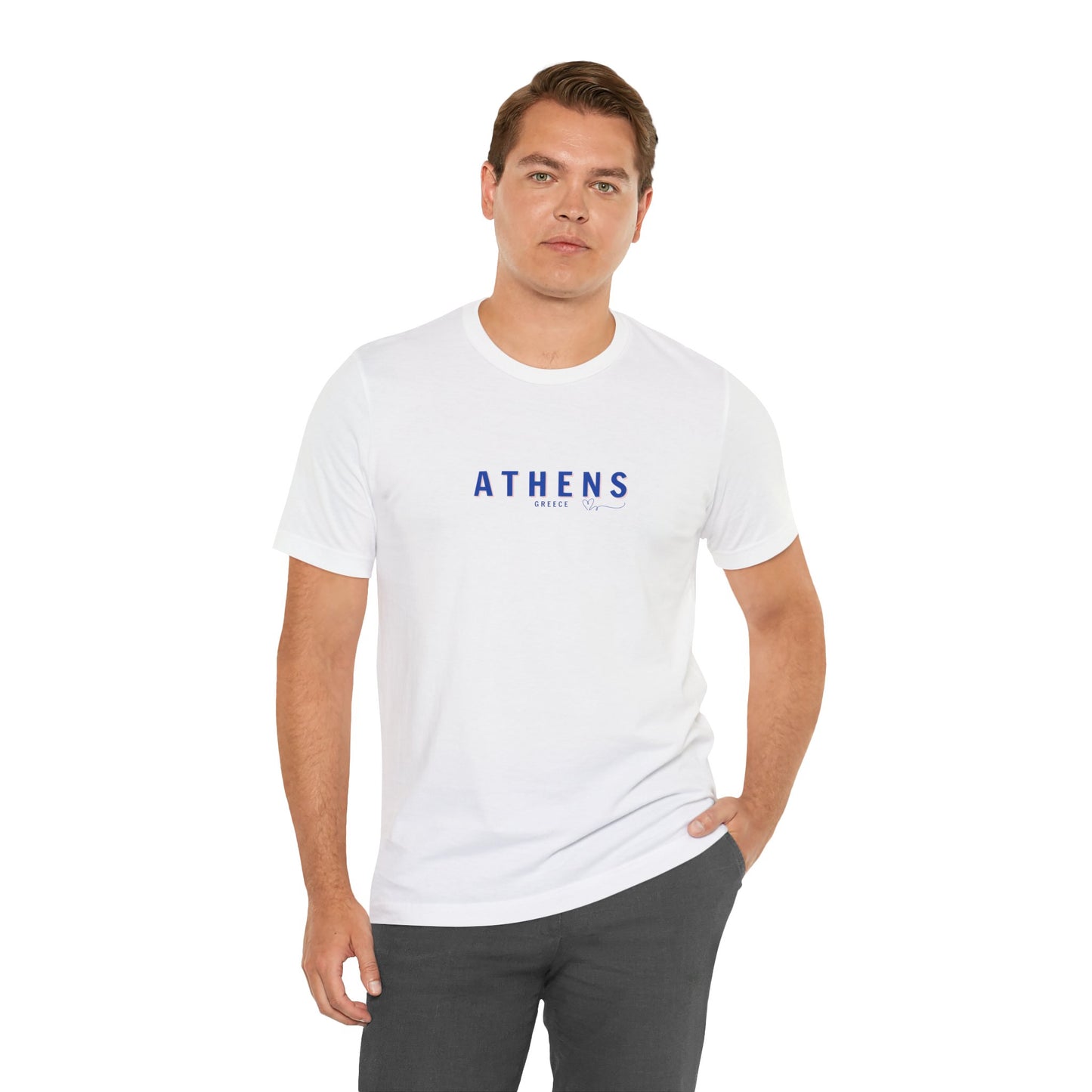 ATHENS Greece Minimalist Tee - Global Nomad Edition