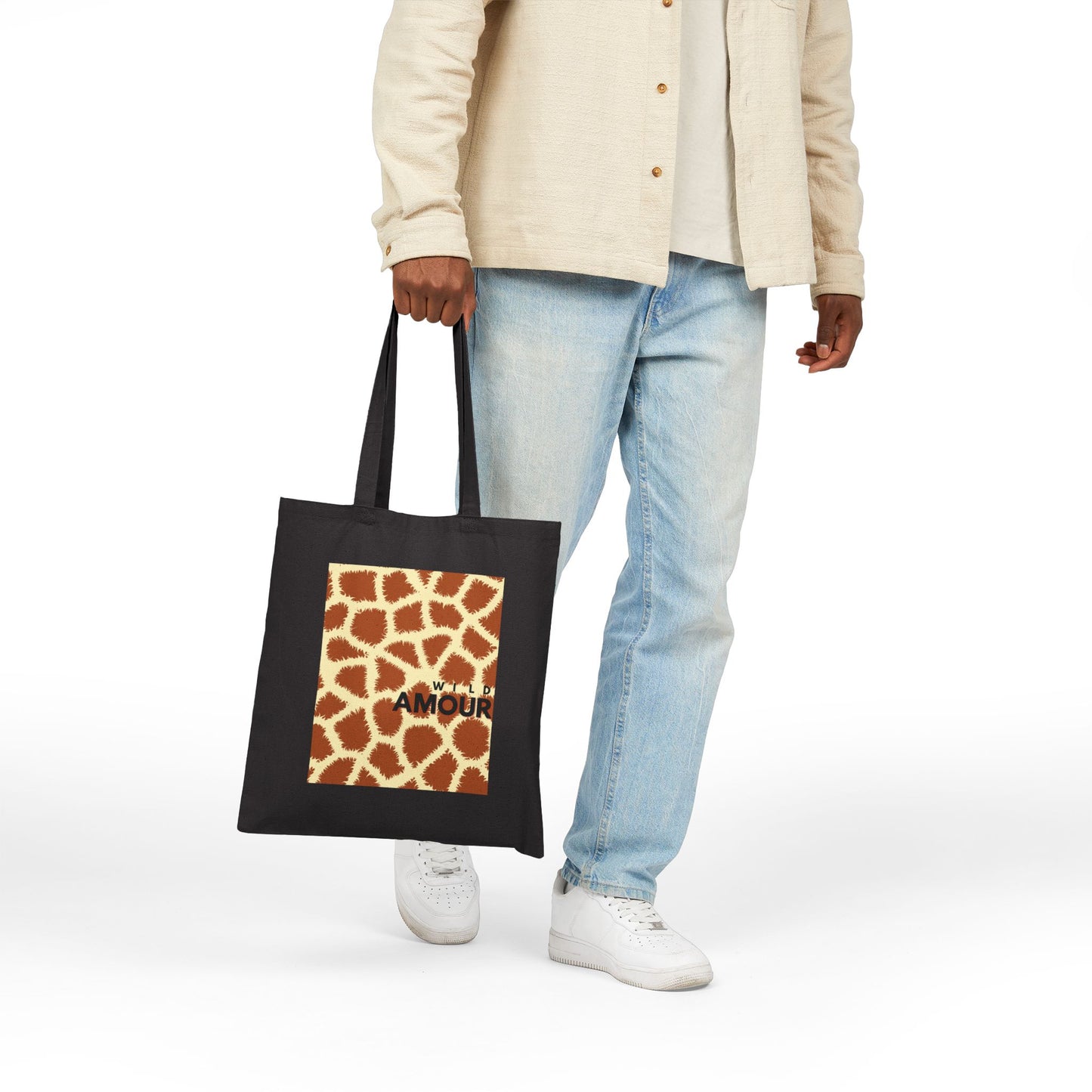 Animal Print Canvas Tote Bag - Wild Amour