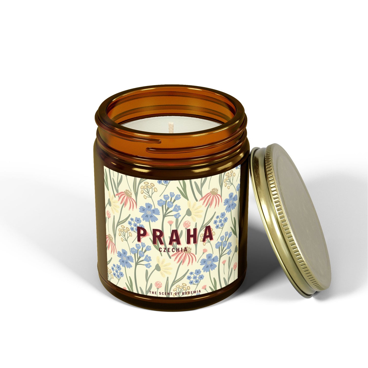The Scent of Bohemia, PRAHA Scented Candle, Midnight Blackberry