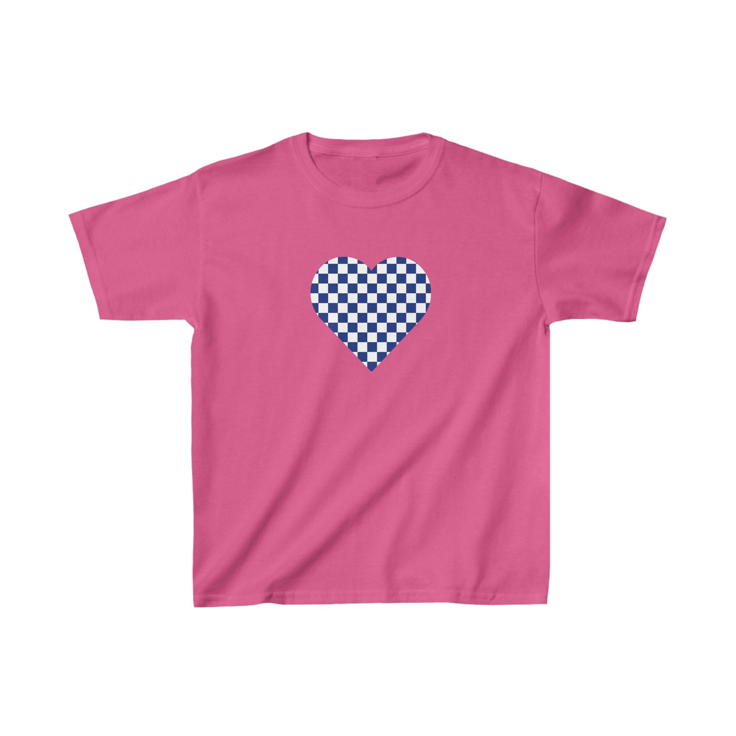 Checkerboard Heart Kids Tee | Preppy Kids