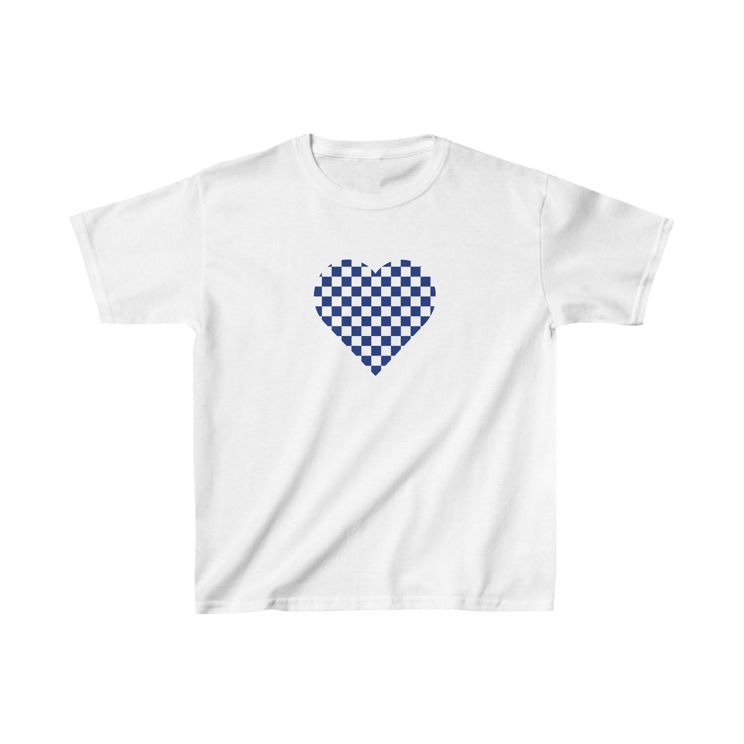 Checkerboard Heart Kids Tee | Preppy Kids