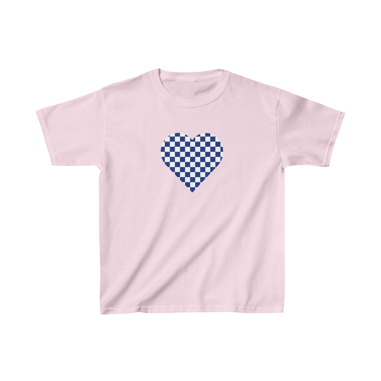 Checkerboard Heart Kids Tee | Preppy Kids
