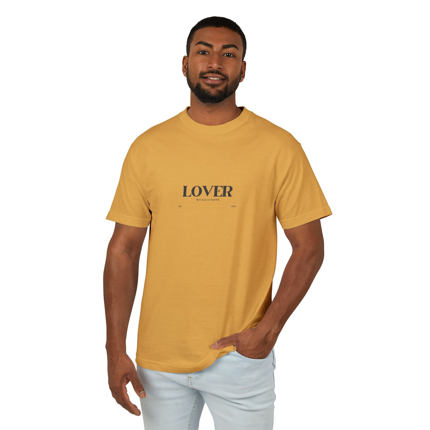 Yin/Yang Lover-Fighter Tee, Vintage Colors