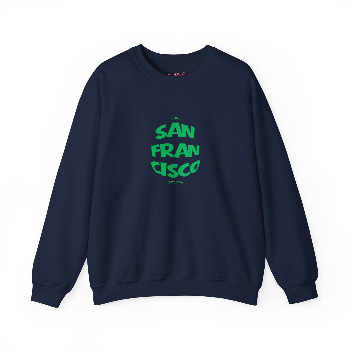 San Francisco Crewneck Sweatshirt, Navy Blue