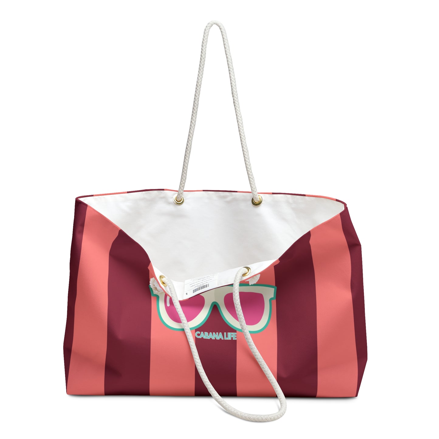 CABANA LIFE Striped Oversized Beach Tote