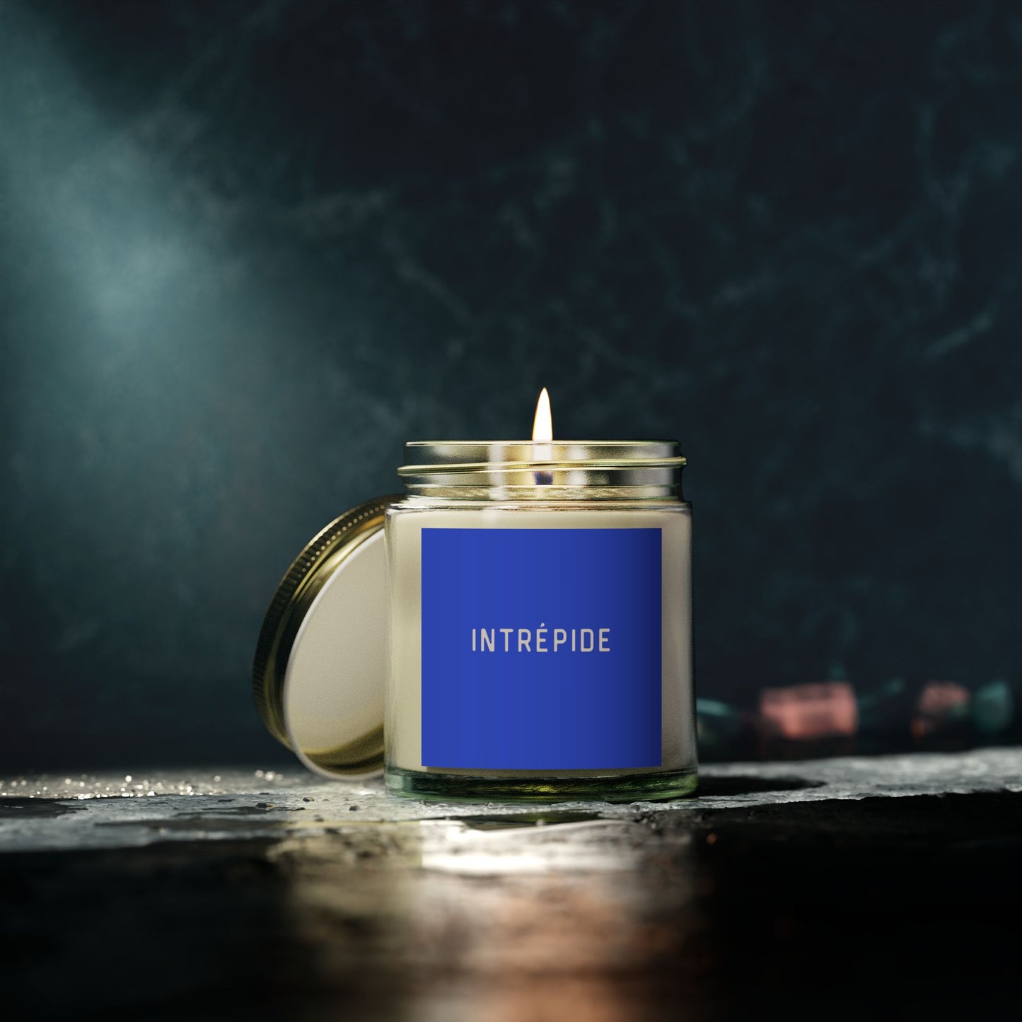 Intrépide - Fearless - Coconut Apricot Wax Candle, Home Decor