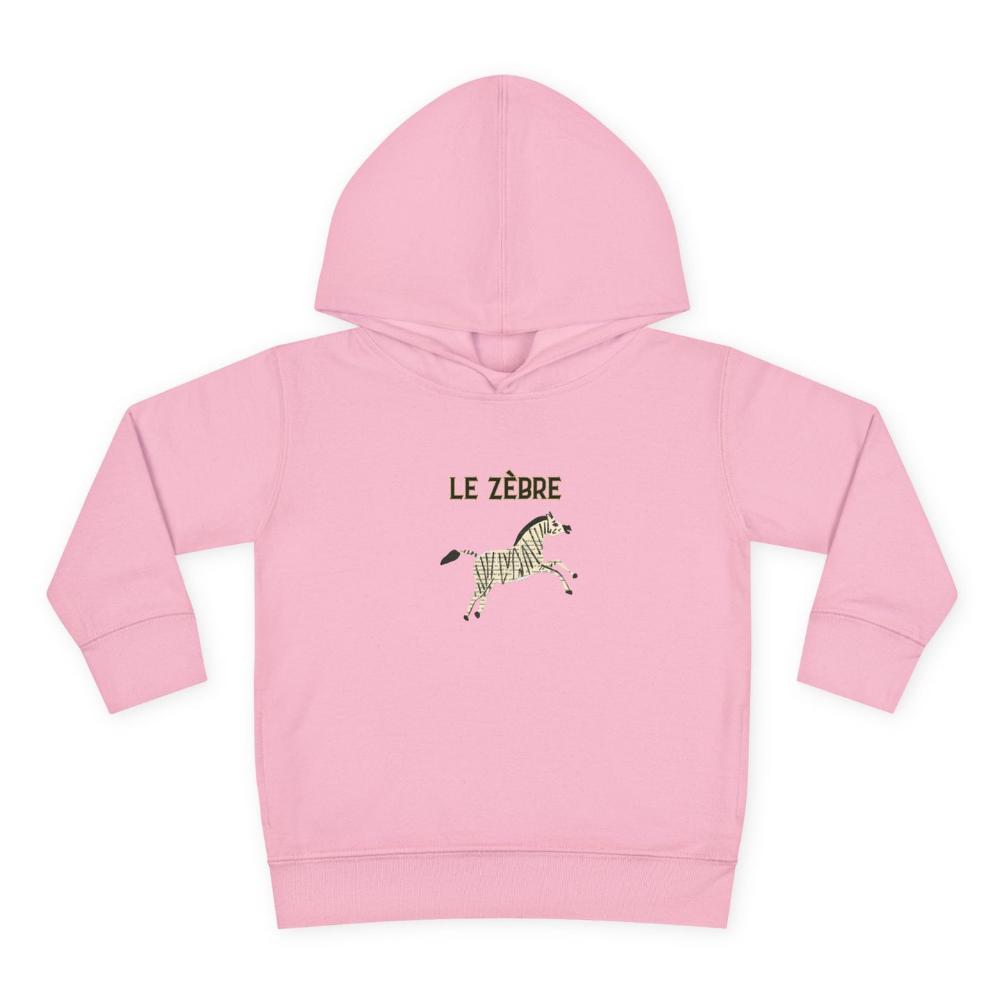 Le Zèbre Toddler Fleece Hoodie, Pullover Hoodie