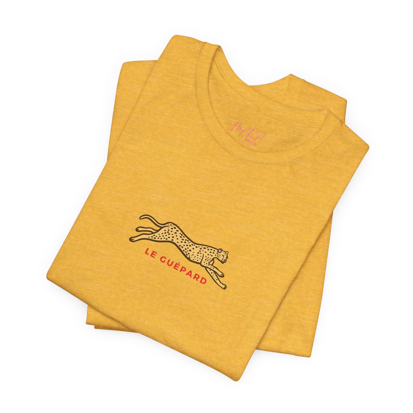 Le guépard Cheetah T-Shirt, French Preppy