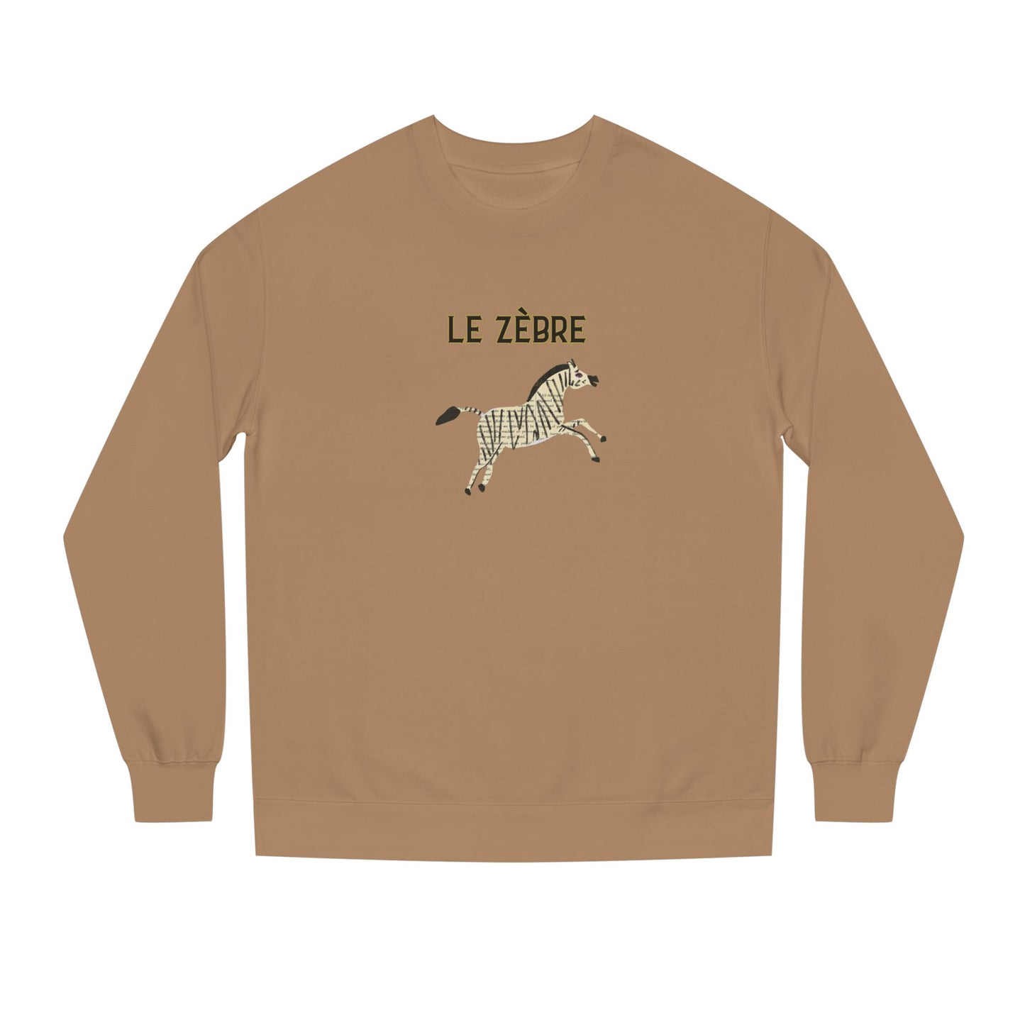 Le Zèbre Stylish Crew Neck Sweatshirt