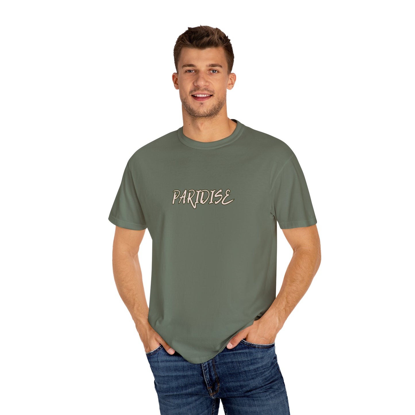 PARADISE Unisex Garment-Dyed T-Shirt, Cool Graphic T-Shirt