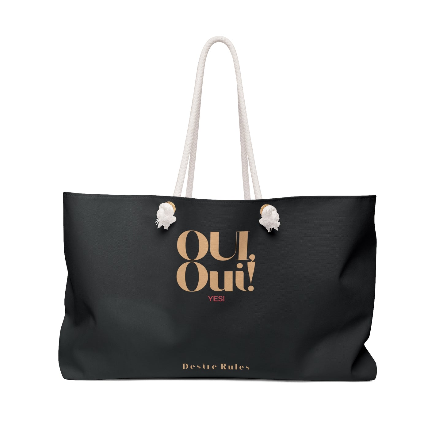 Chic Black Weekender Bag