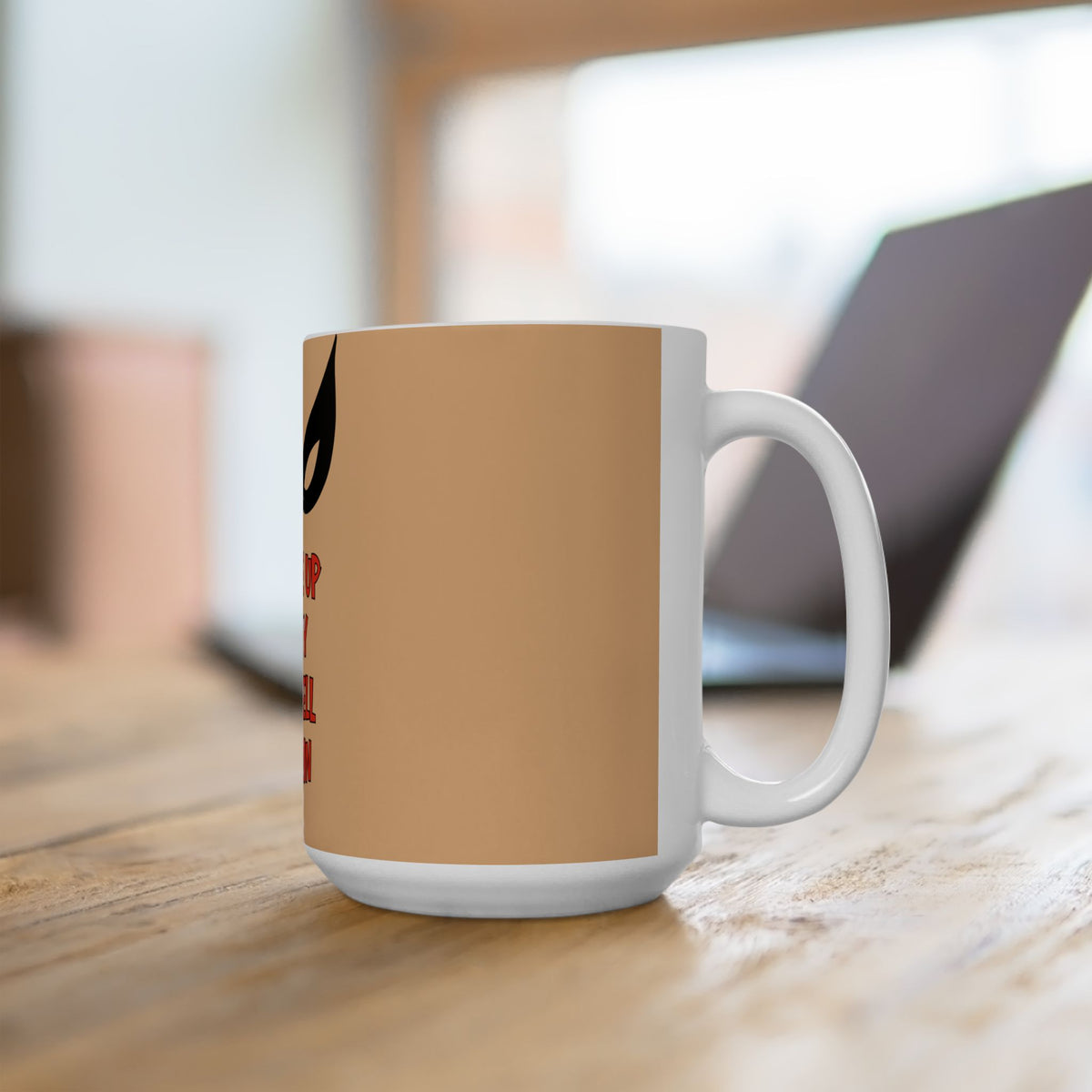 Woke Up Sexy As Hell Again Mug, TAN - Gift for her