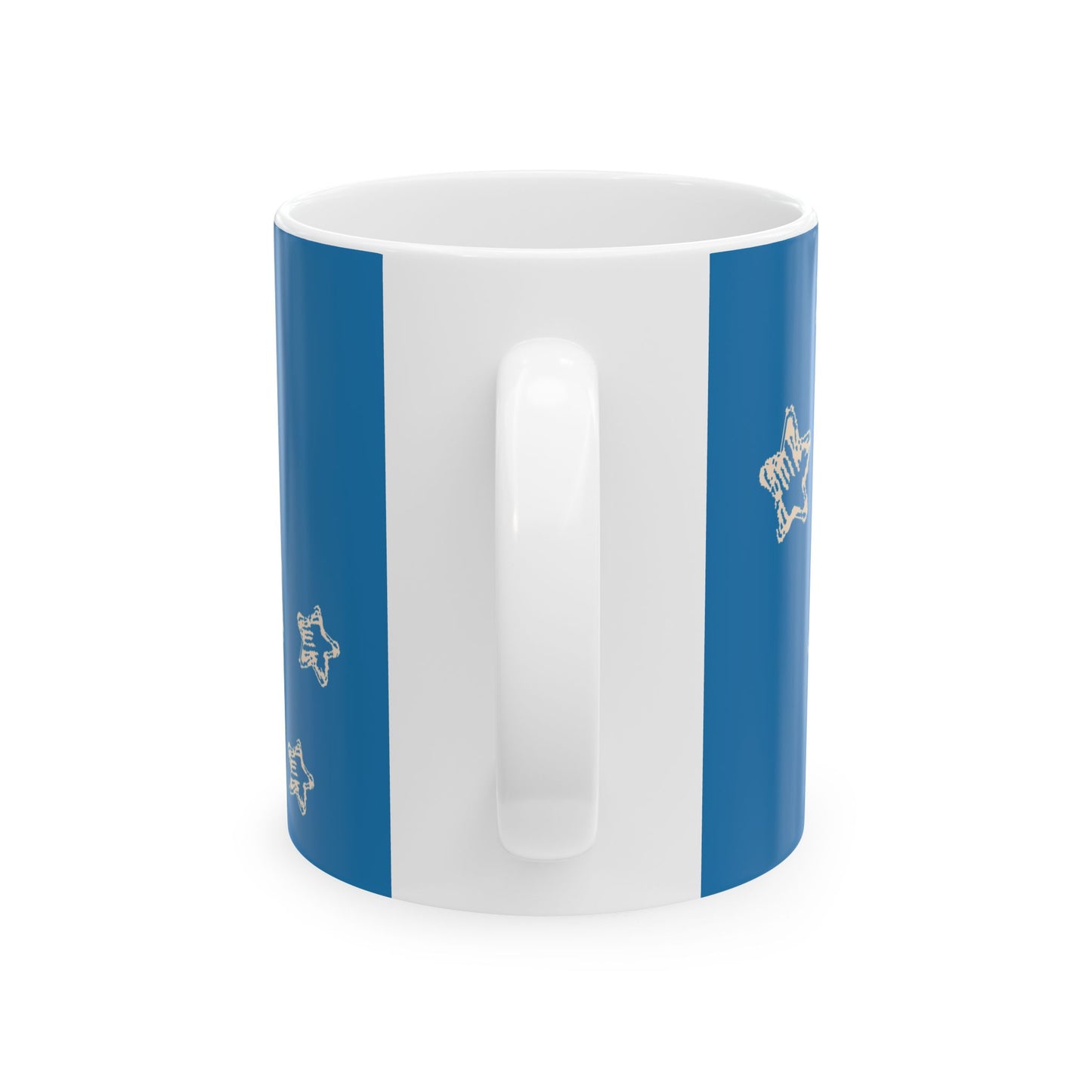 Cool Tante Club Ceramic Mug, Auntie Coffee Cup, TEAL Blue