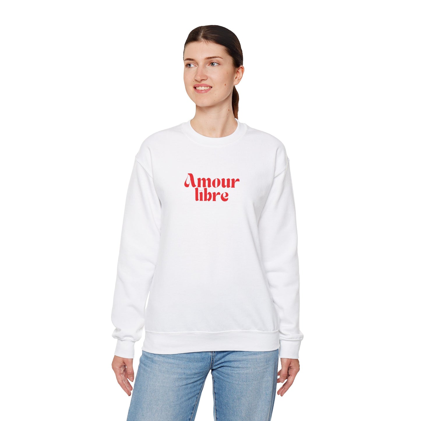 Amour Libre -Free Love Sweatshirt, French Preppy