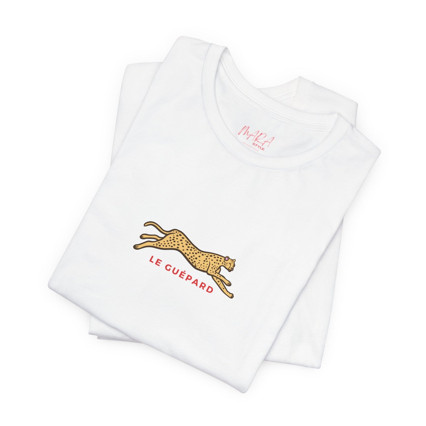 Le guépard Cheetah T-Shirt, French Preppy