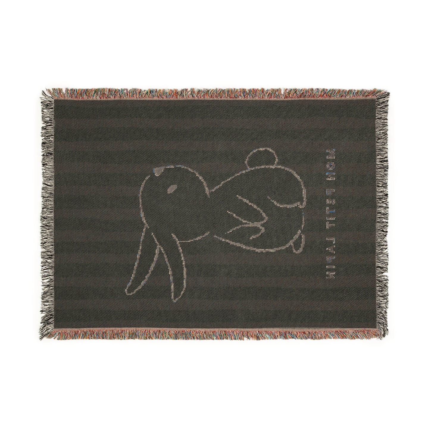 Woven Blanket for Kids Room - Mon Petit Lapin