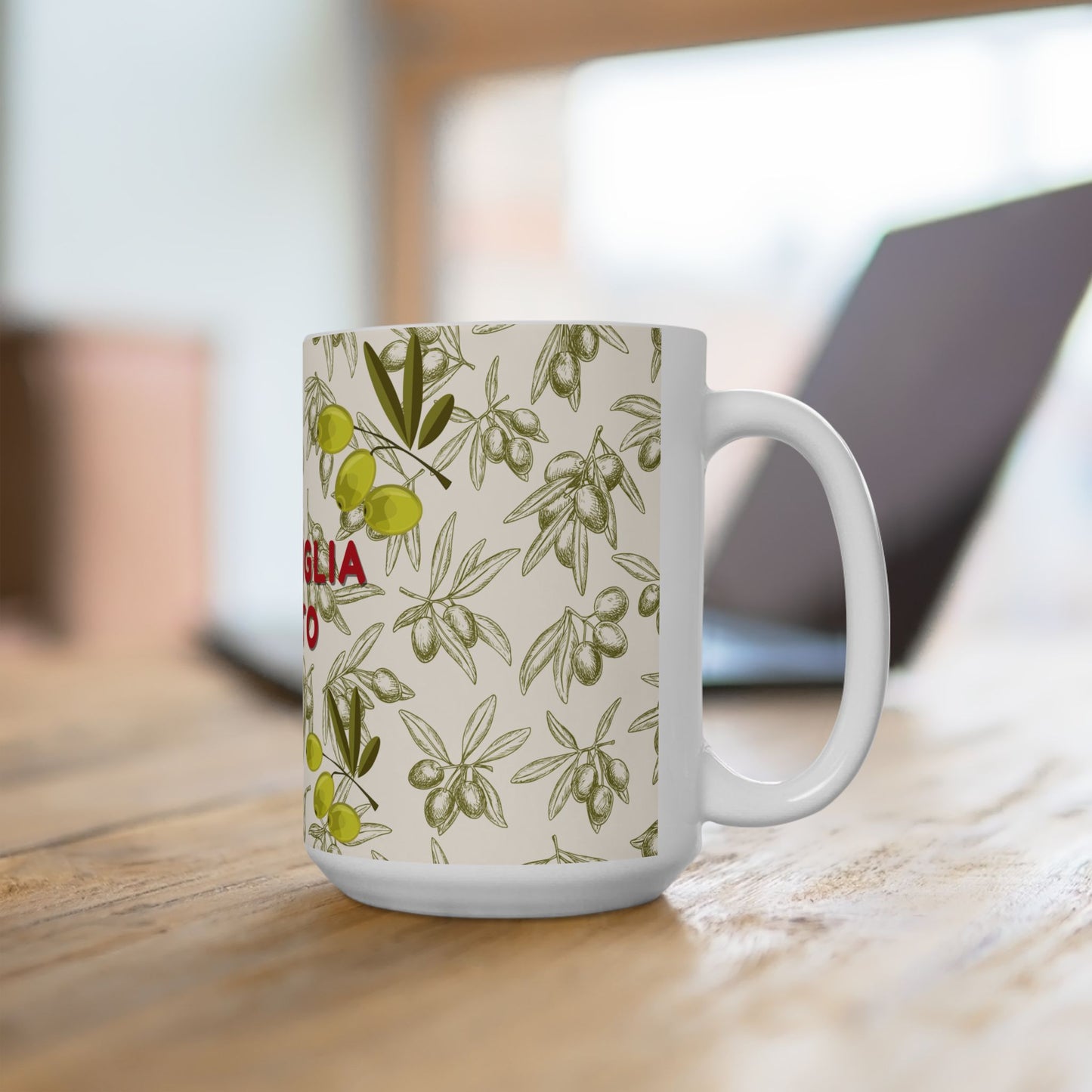 Italian Ceramic Mug, La Famiglia e Tuto