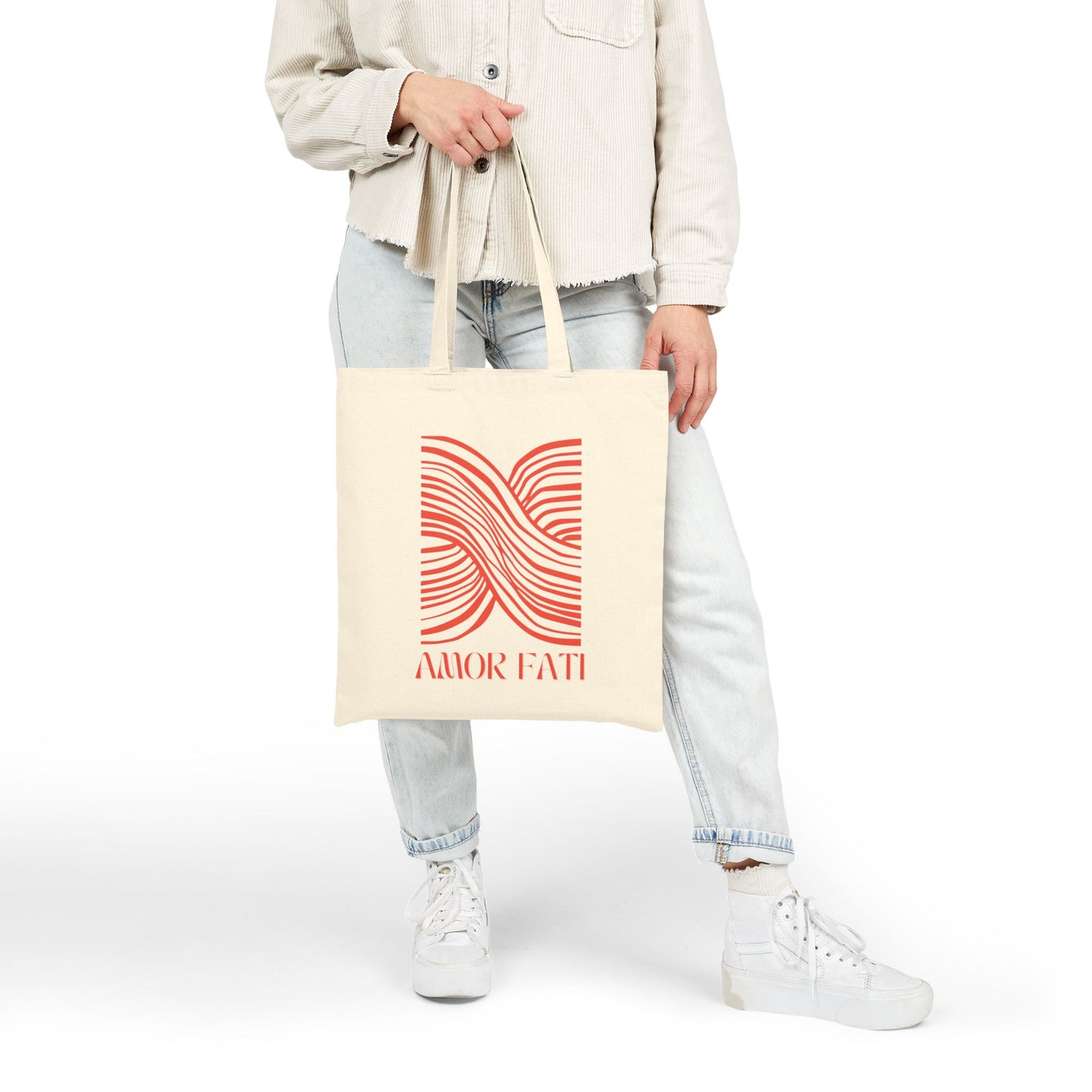 Black Tote Bag - Amor Fati Design