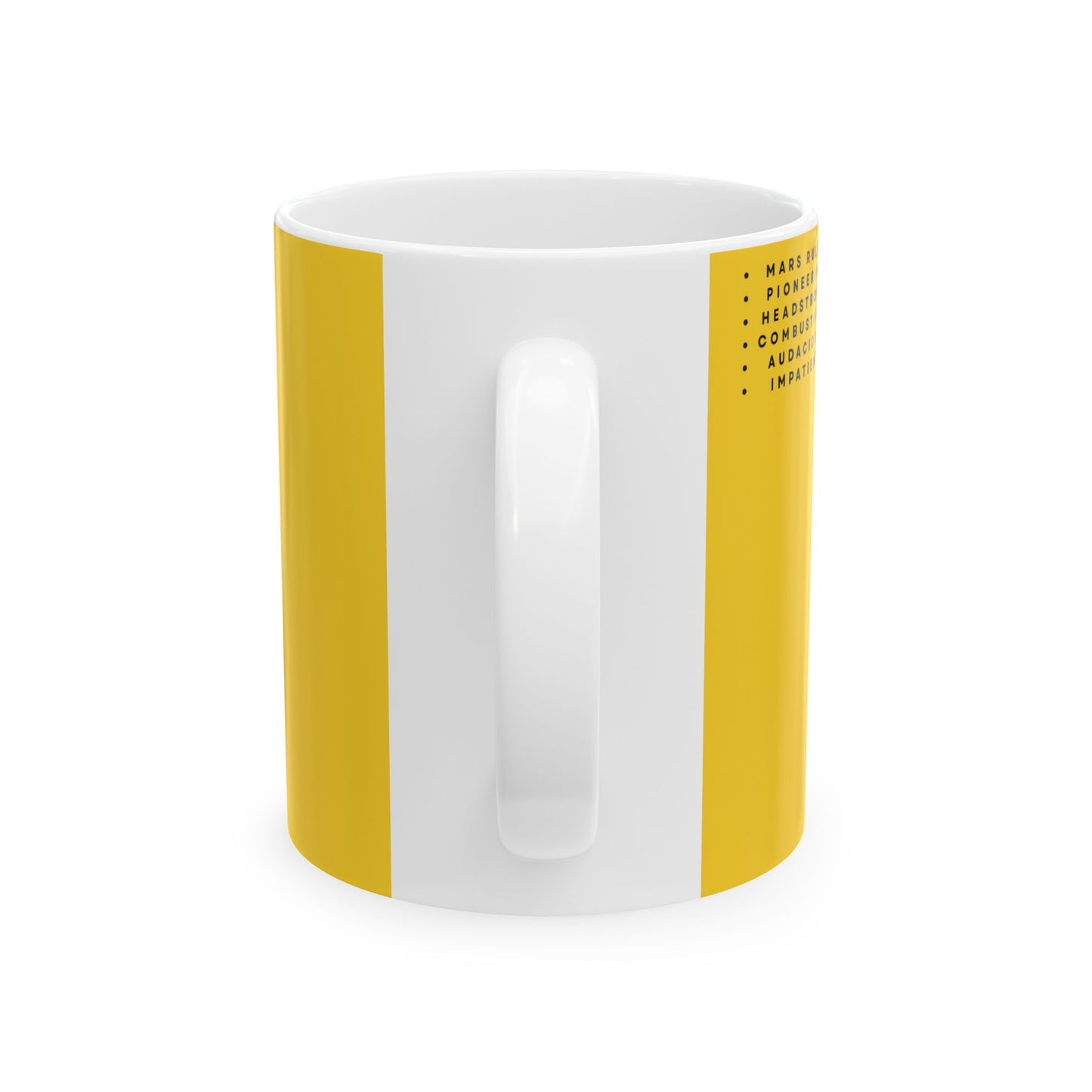 Astrological Wheel ARIES Mug, Birthday Gift