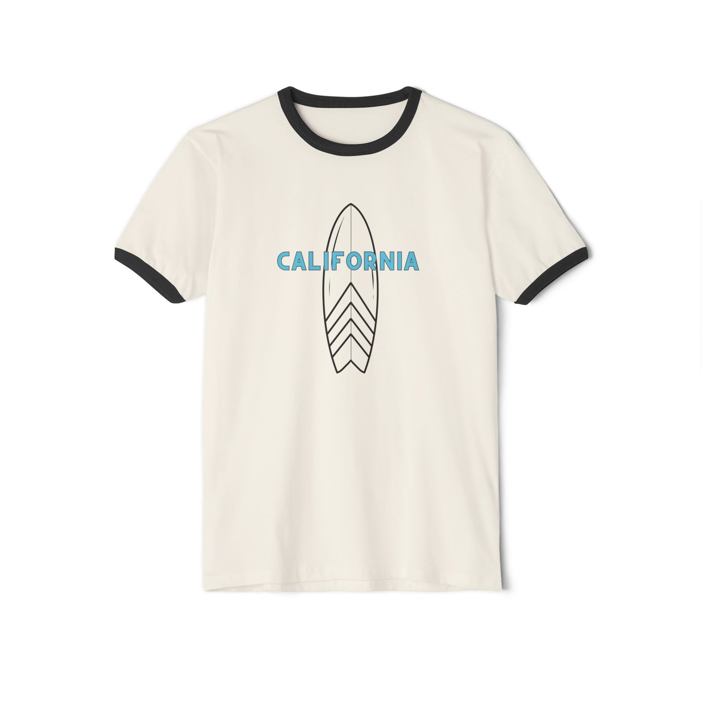 California Surfboard Ringer T-Shirt