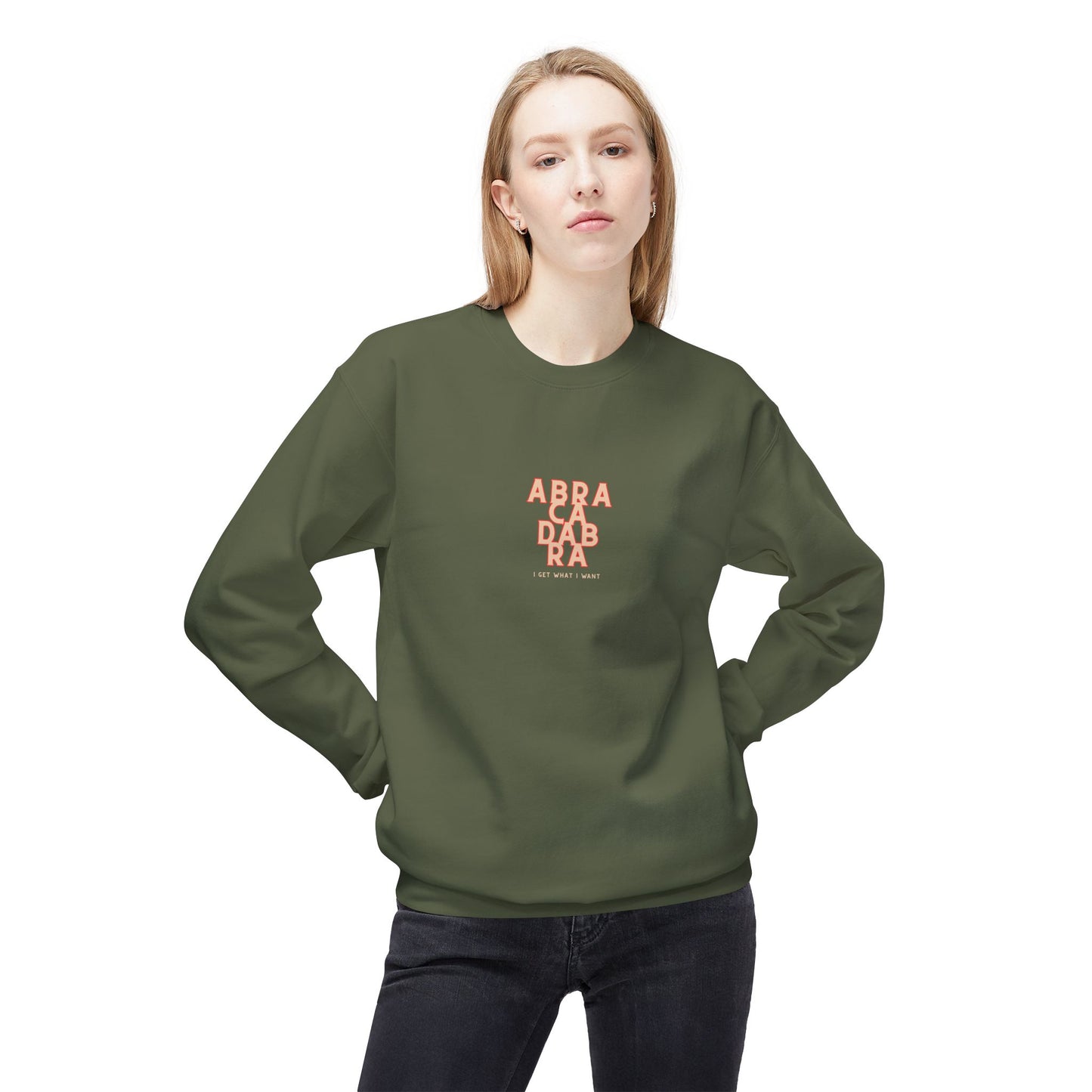 ABRACADABRA Fleece Sweatshirt, Halloween shirt