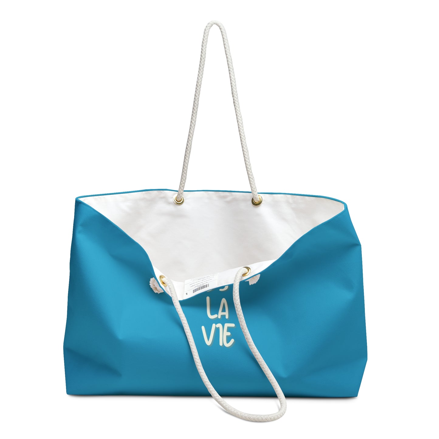 C'est La Vie Oversized Beach Bag, AQUA