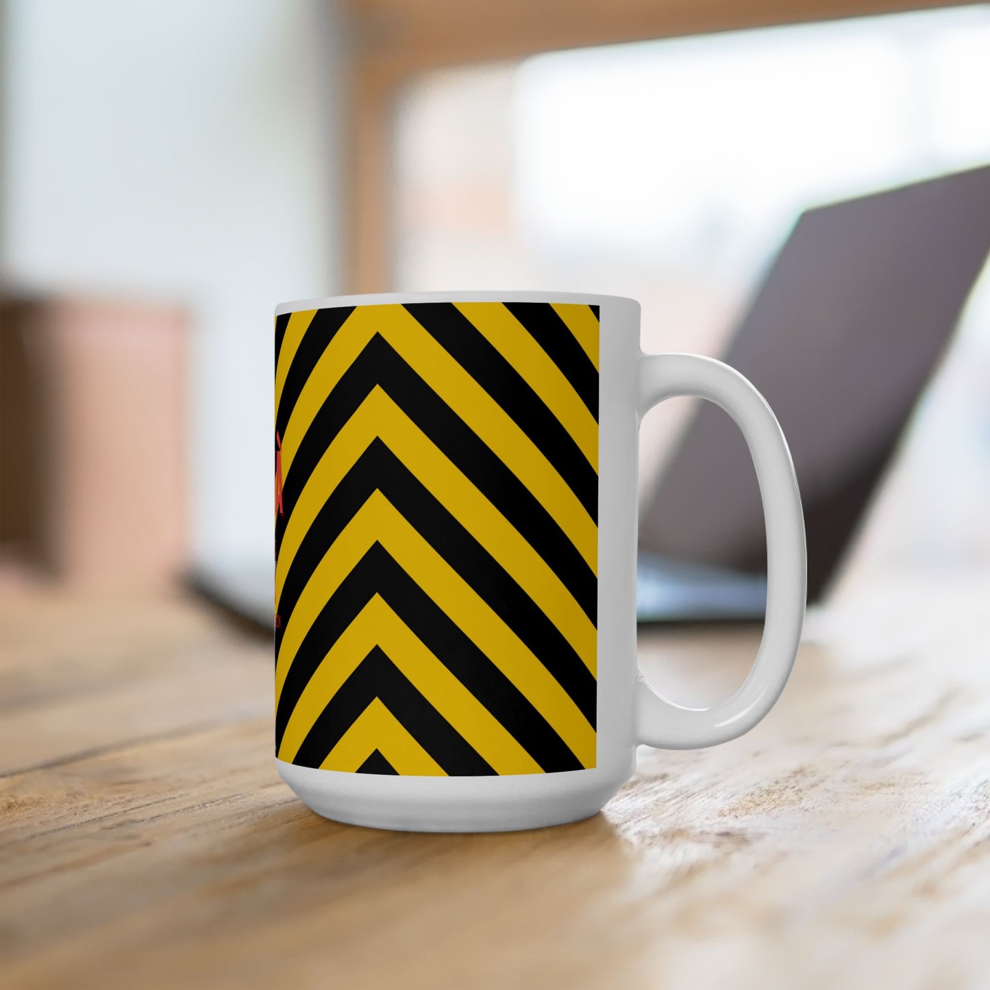 Deja Vu - "Living in the Illusion" Ceramic Mug, Graphic Design
