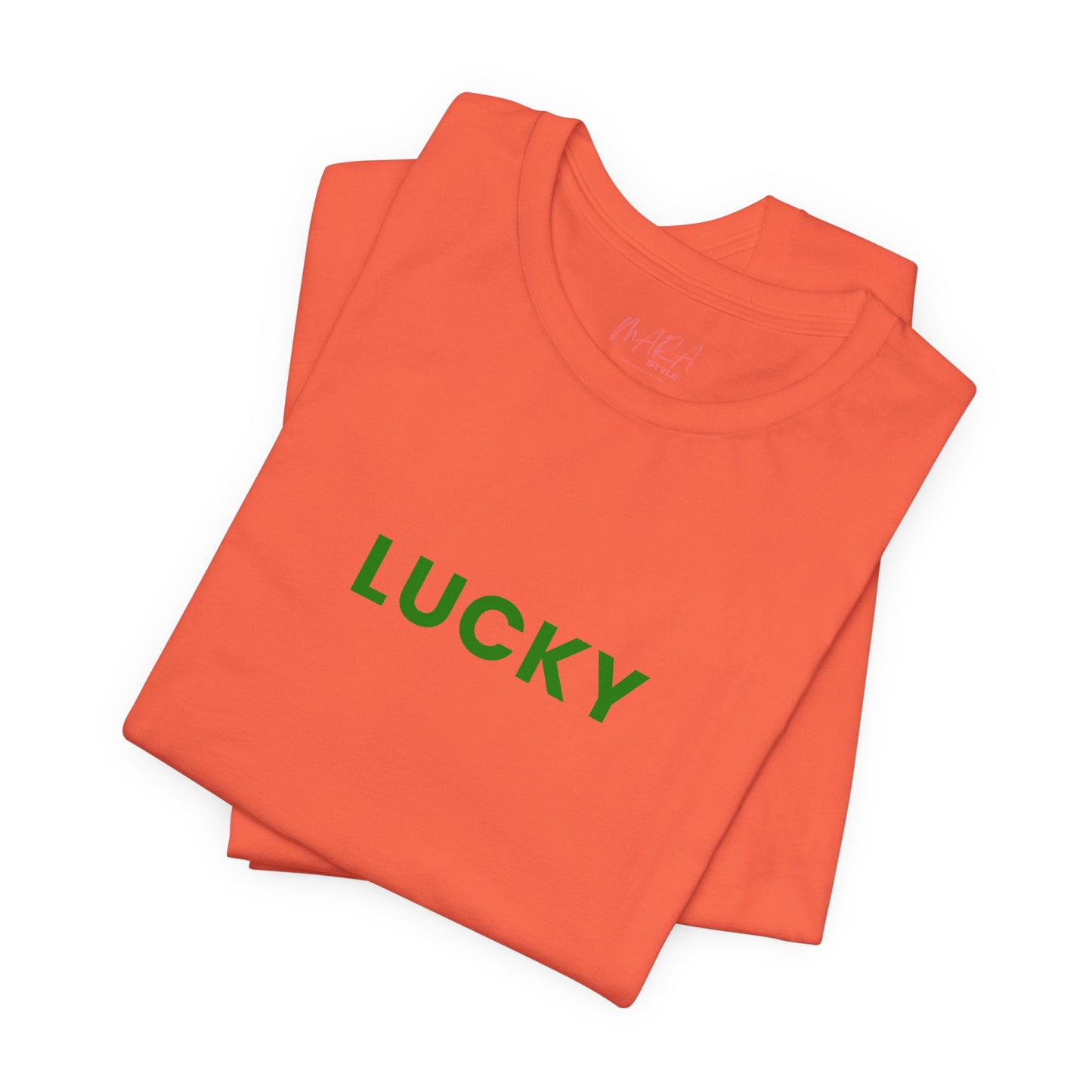 LUCKY Green Tee, St. Patrick's Day Shirt
