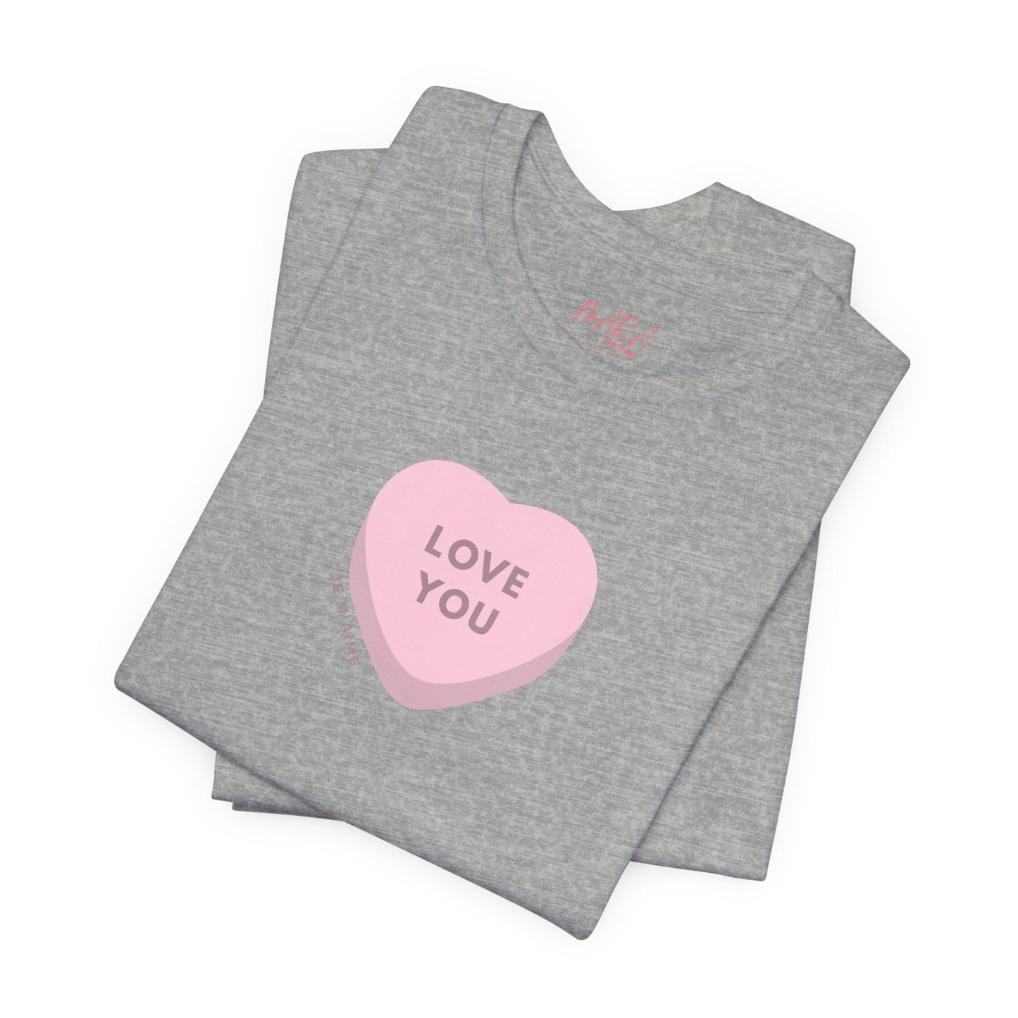 Self-Love Message Ladies Tee, "Je m'aime" I Love Myself