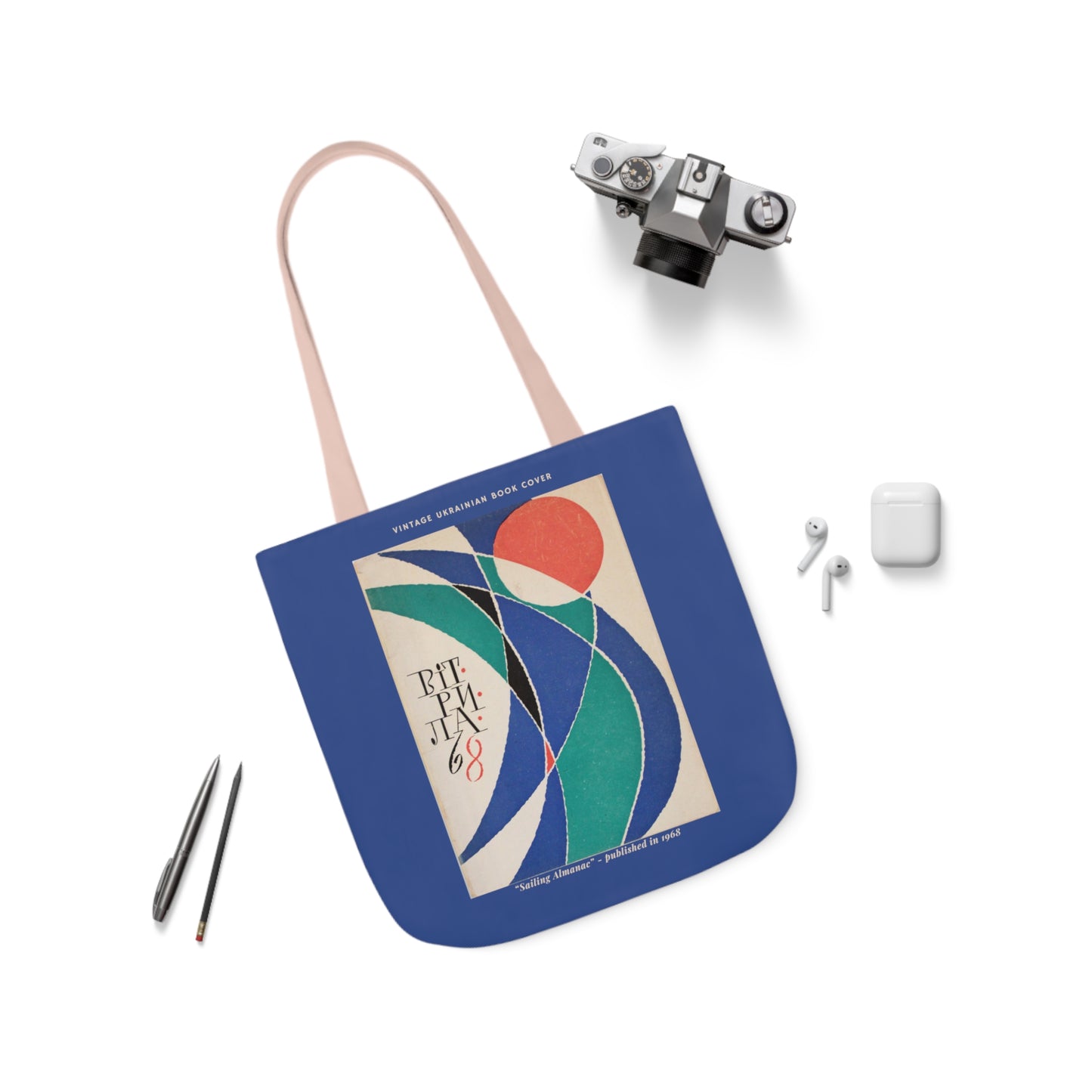 Vintage Sailing Almanac Design Tote Bag